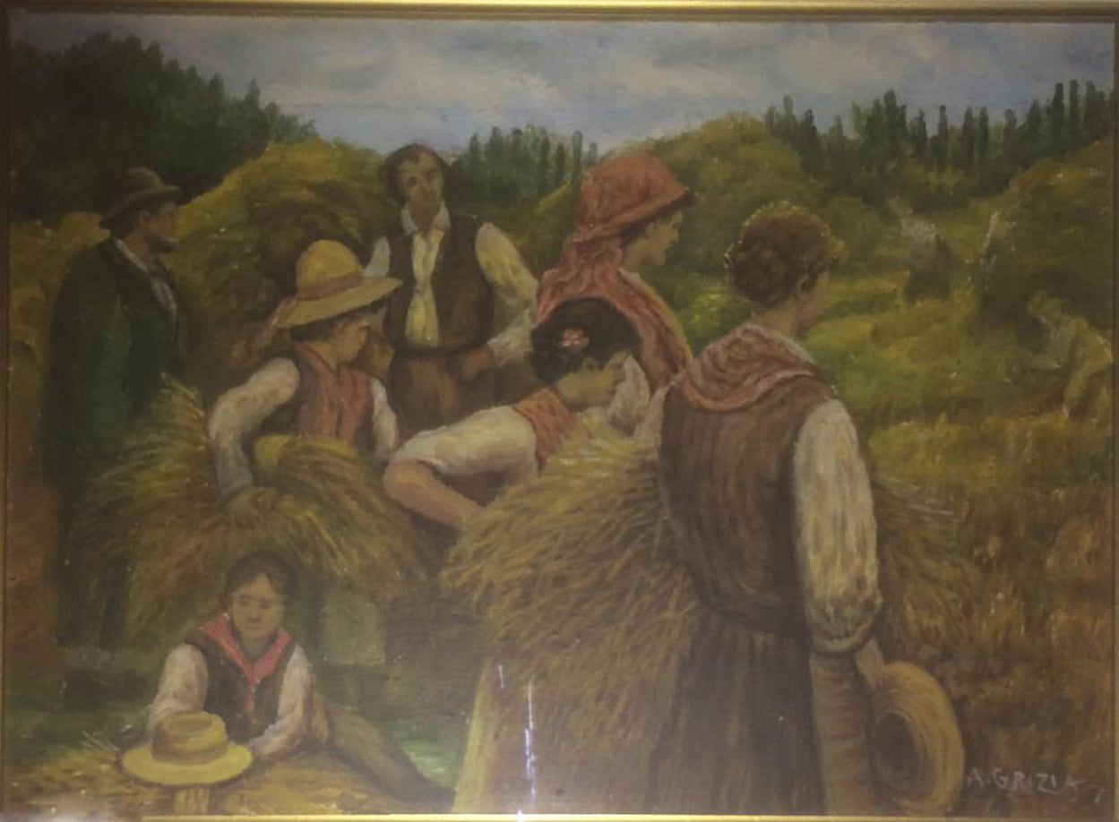 A. Grizia - Cosecha de trigo