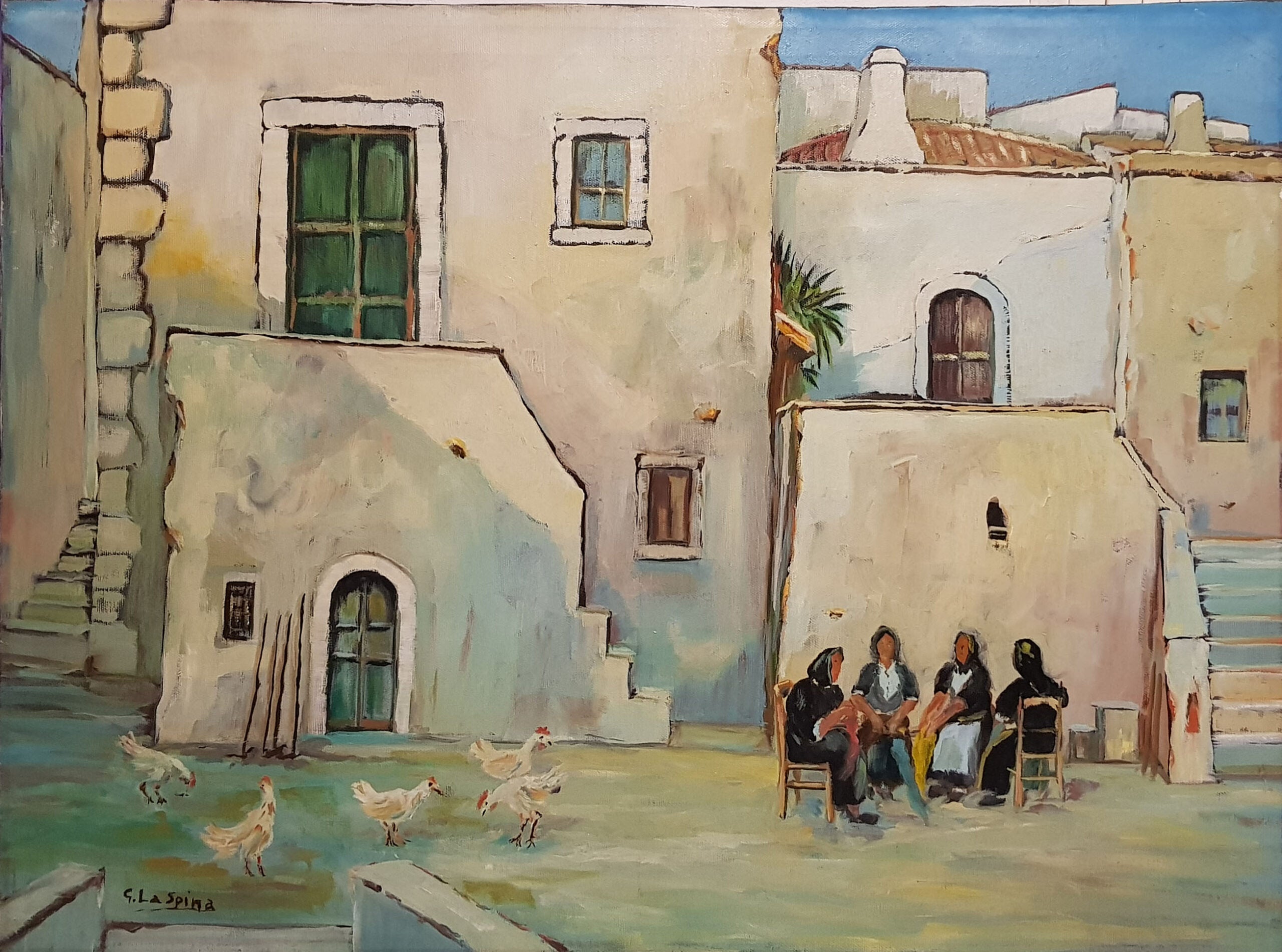Giuseppe La Spina - The Little Square of Peschici