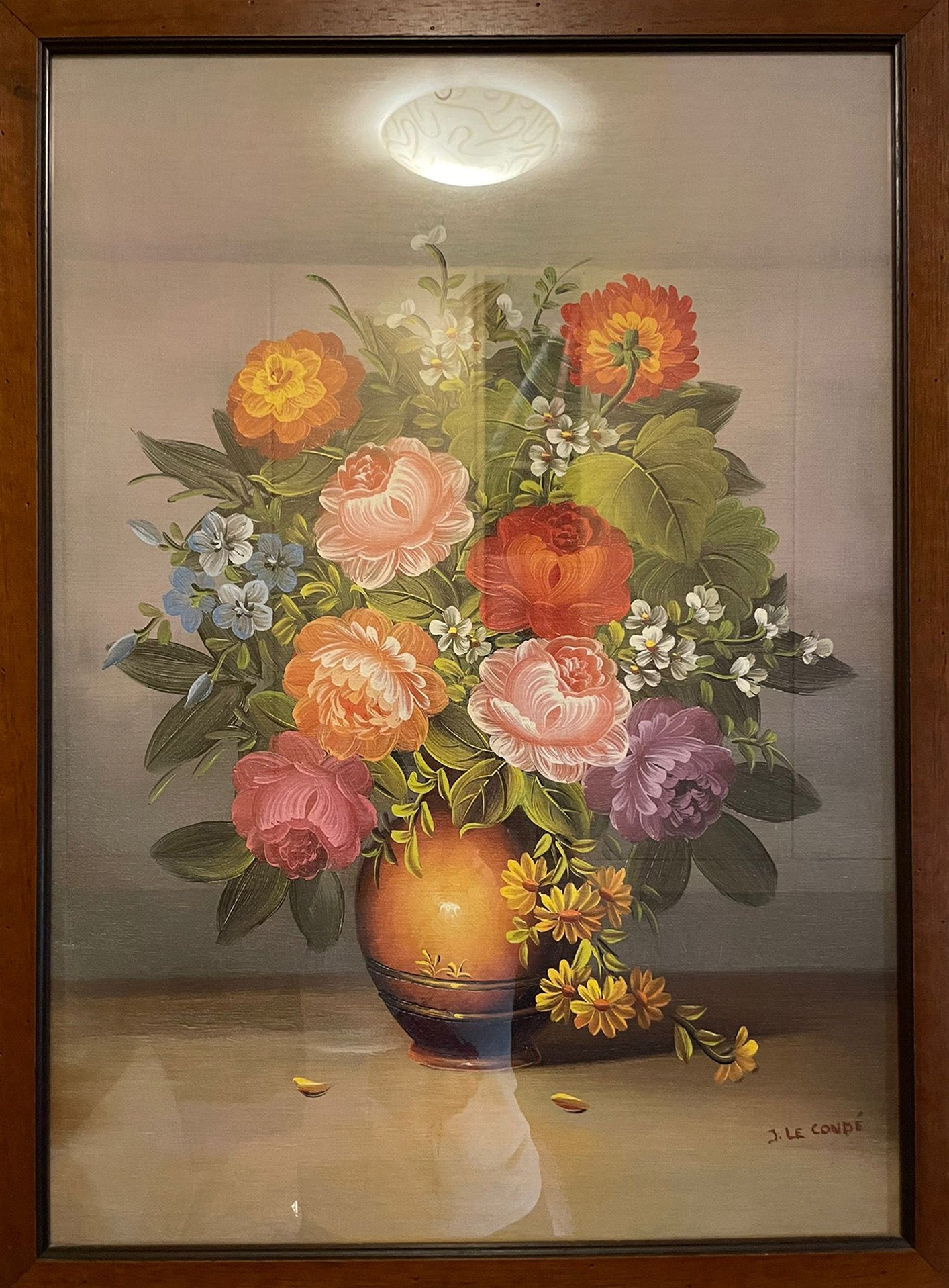 J. Le Condé - Vase of Flowers