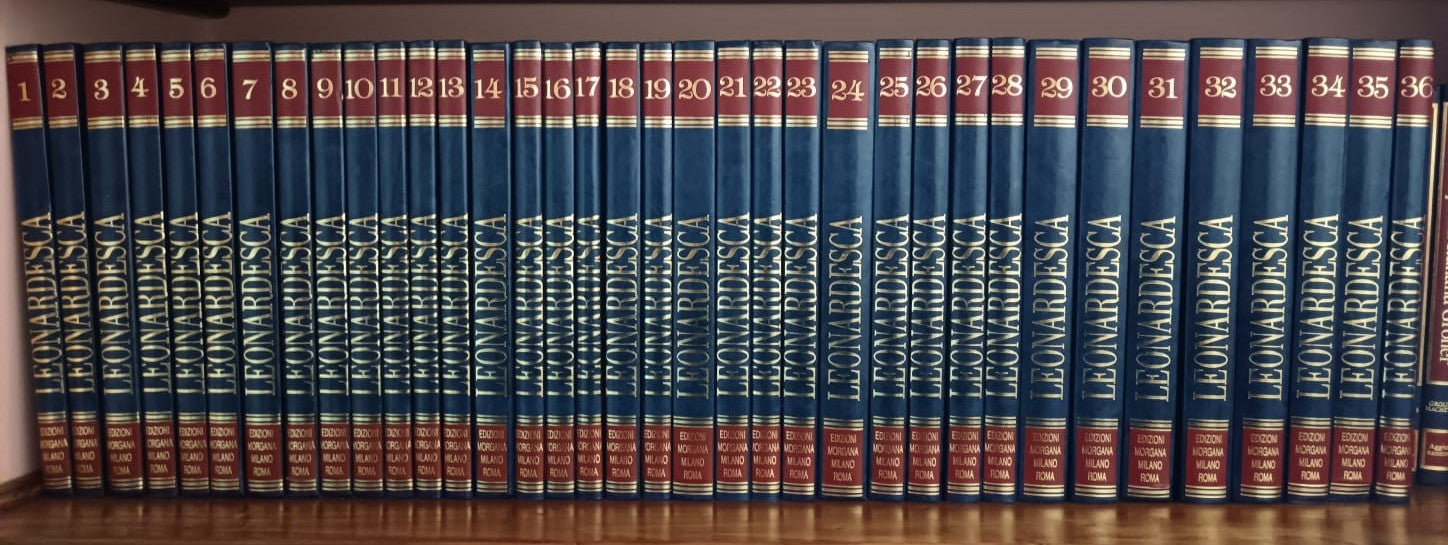 ENCICLOPEDIA DE LEONARDO - EDITORIAL MORGANA + ACTUALIZACIONES DE GROLIER
