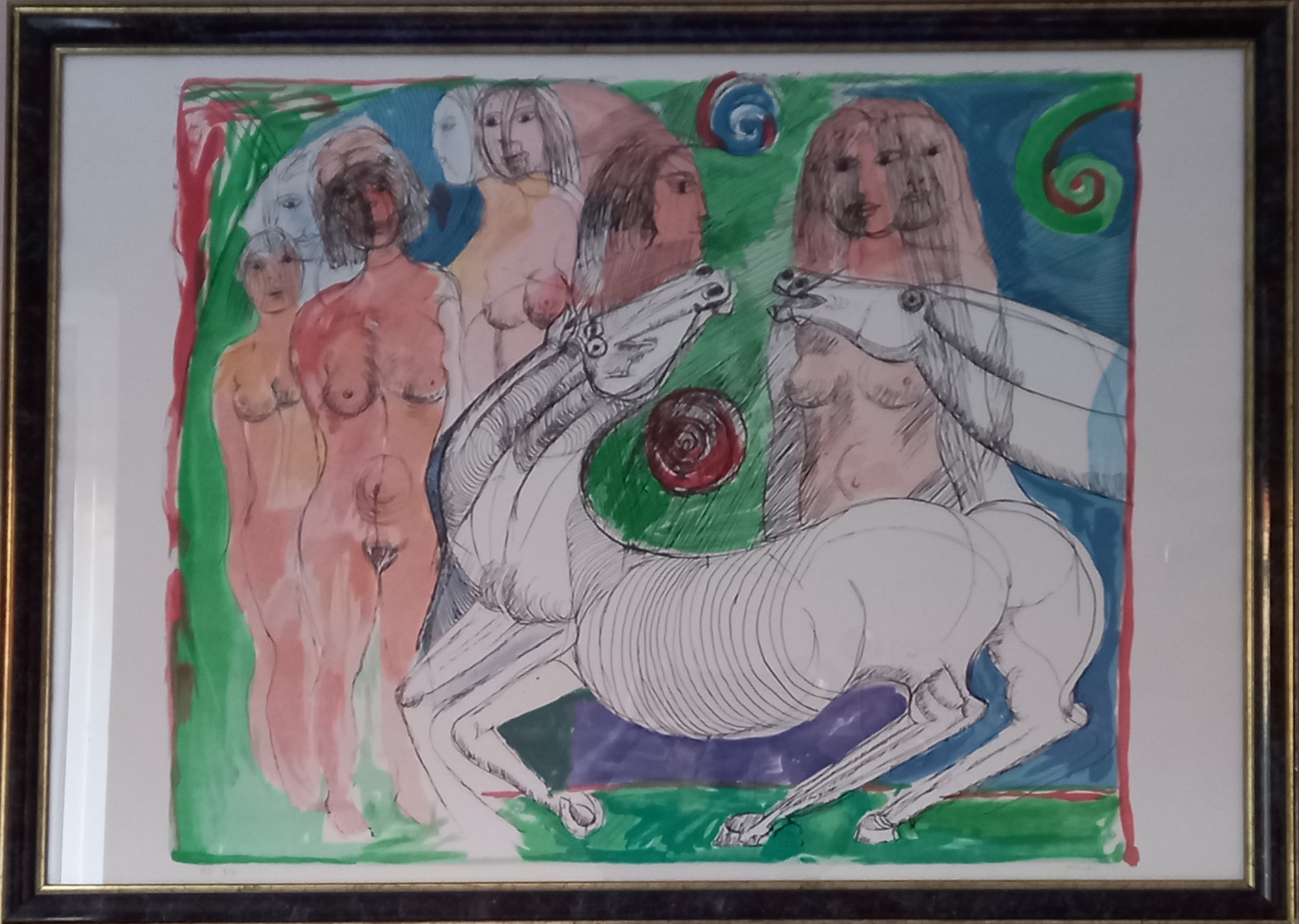 Bruno Cassinari - Women and Horses