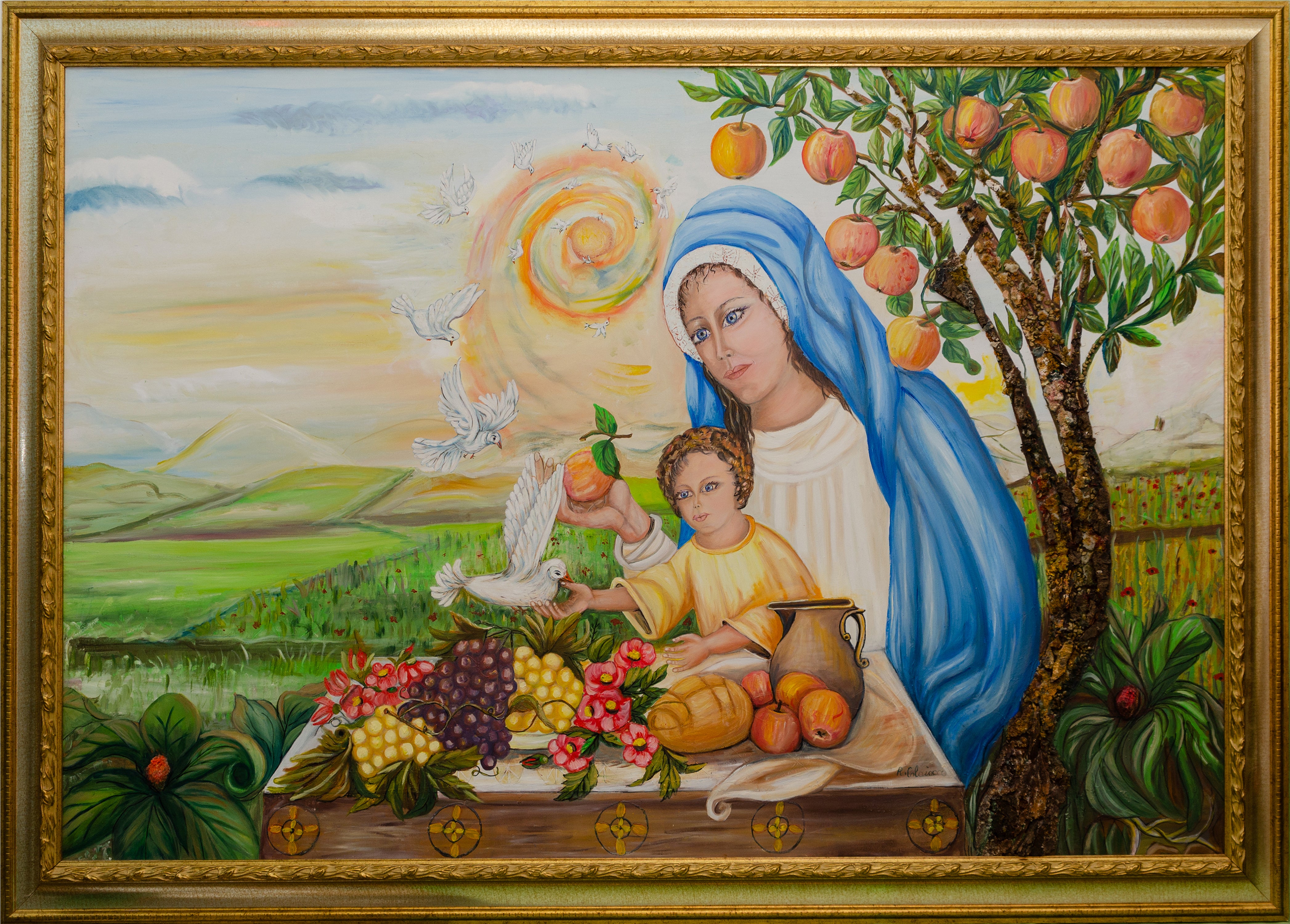 Rita Colaiocco - Madonna con bambino