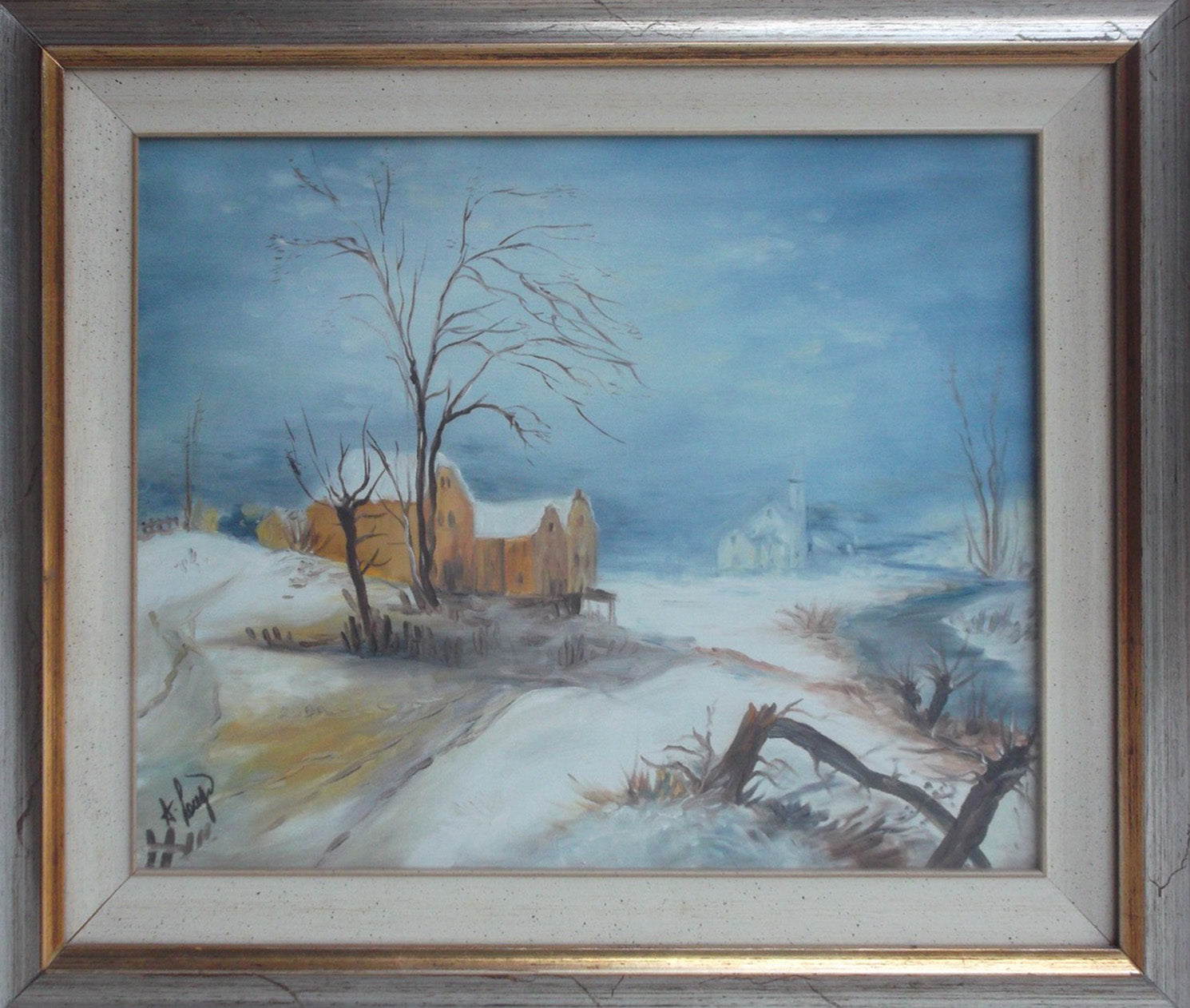 Antonio Longo - Paisaje nevado