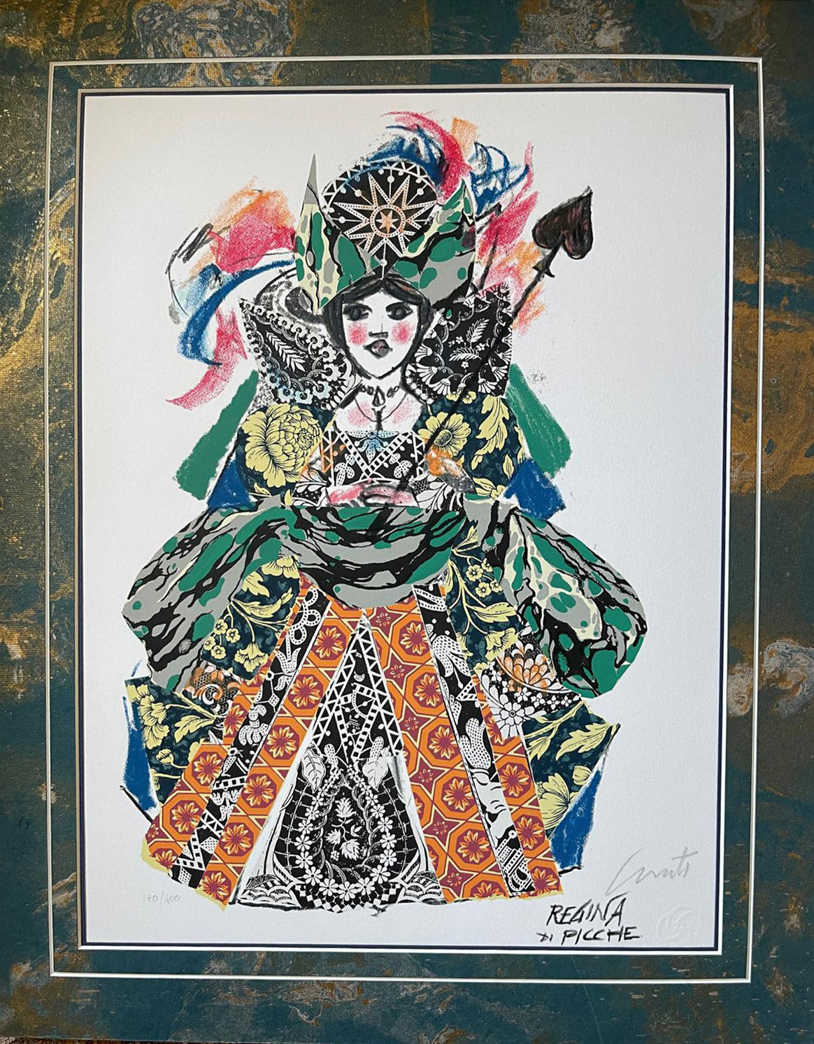 Emanuele Luzzati - Reina de espadas