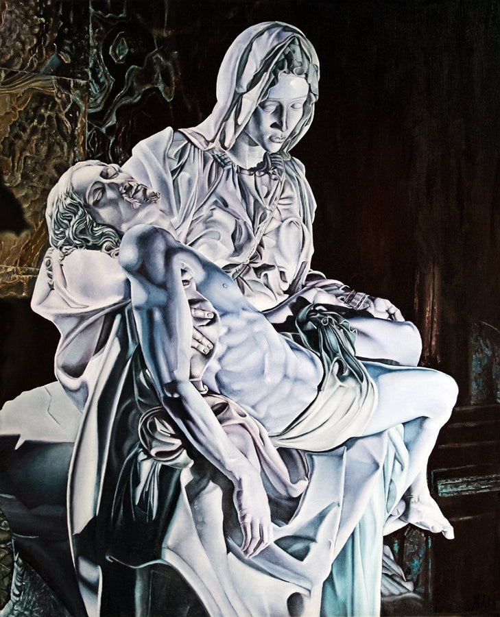 Michelangelo Rossi - La Piedad en lila