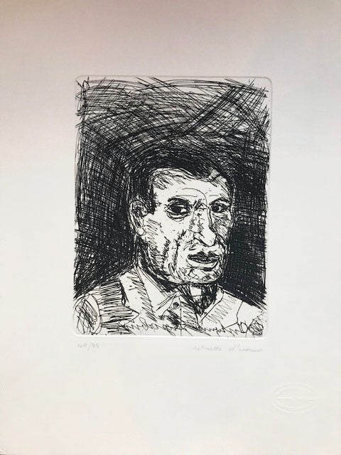 Antonio Ligabue - Retrato de un hombre