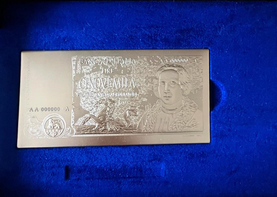 Lire 5000 , tipo 1971 - Cristoforo Colombo  - Ipzs