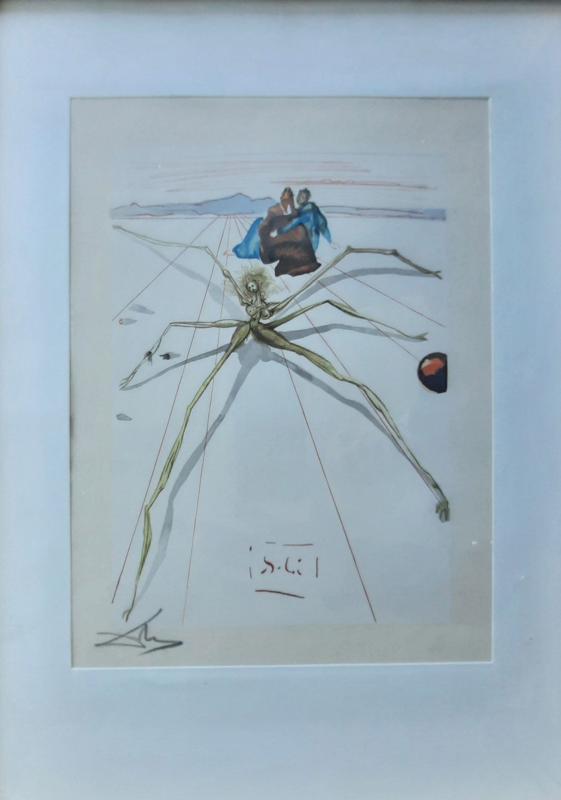Salvador Dalí - Divina Comedia - Canto 17: Quittant la Corniche de la Colère