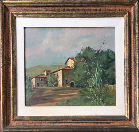 Lorenzo Palazzi - Landscape on Lorenzana Palaia