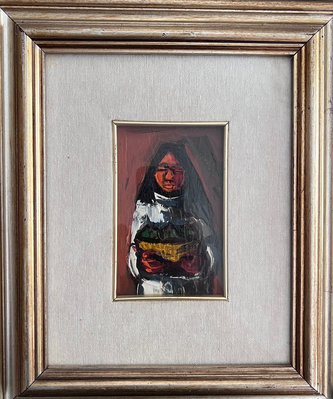 ALFREDO CAVALDORO - DIPTYCH - FISHERMAN AND MEXICAN WOMAN
