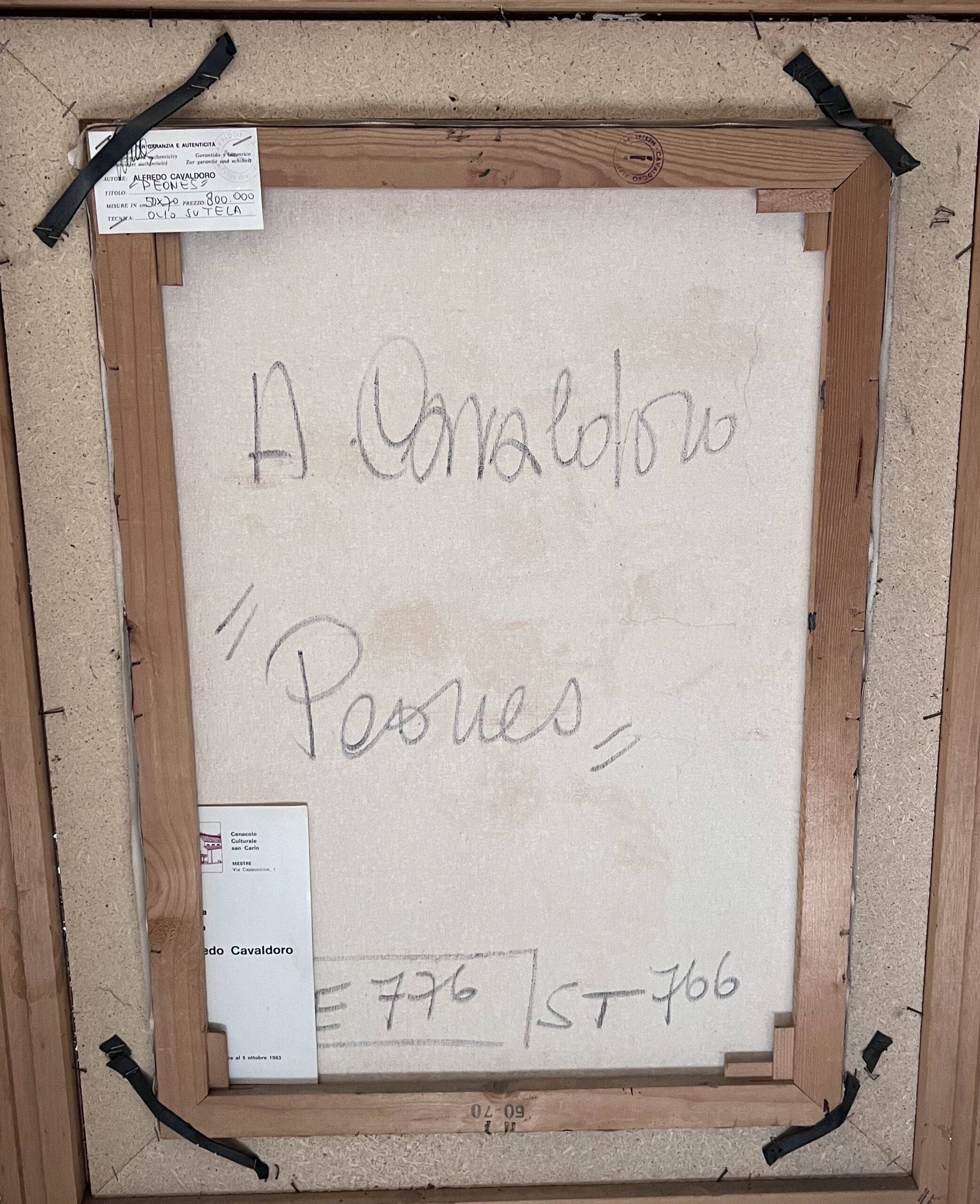 ALFREDO CAVALDORO - DITTICO - PEONES E TESTA MESSICANA