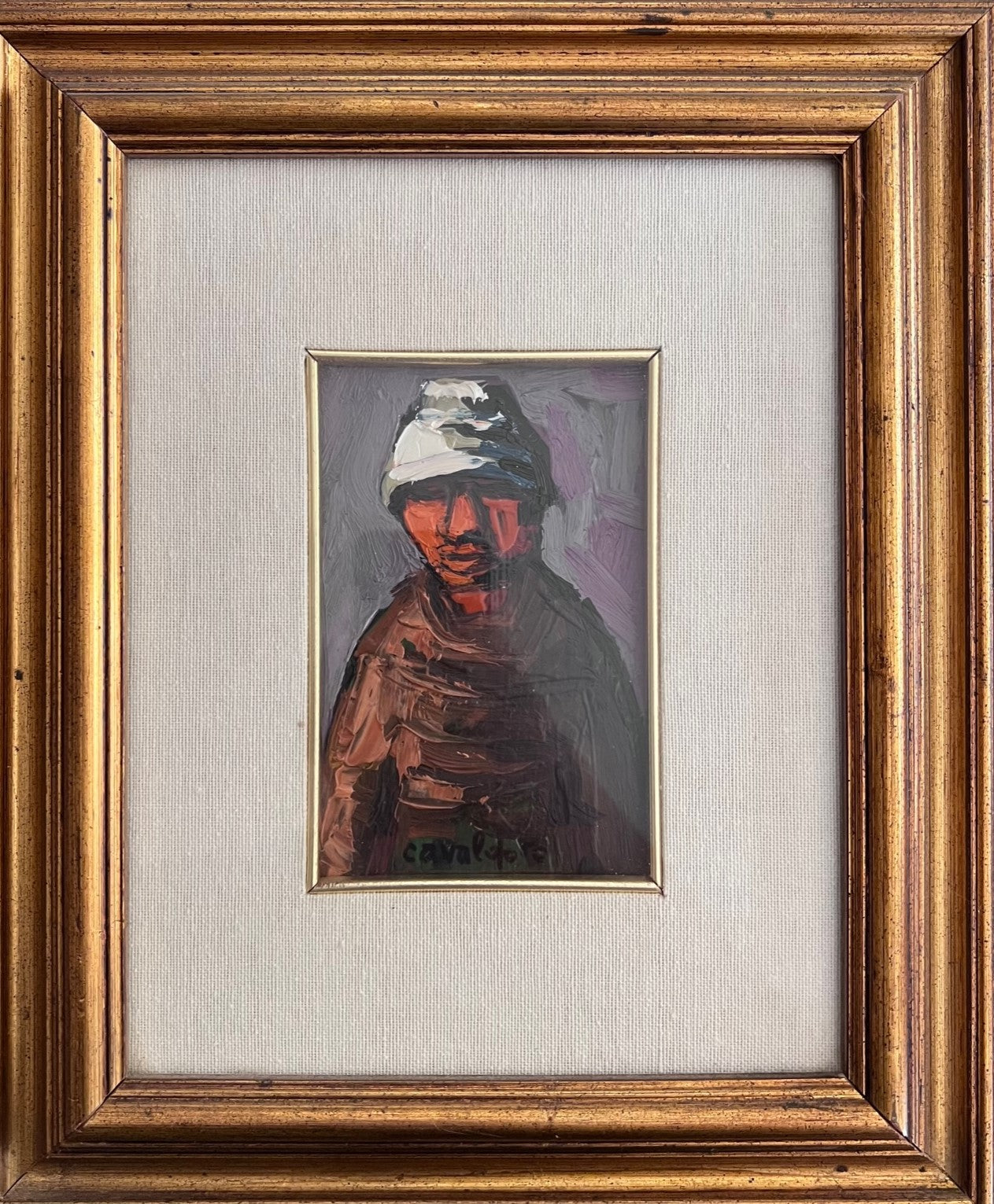 ALFREDO CAVALDORO - DIPTYCH - FISHERMAN AND MEXICAN WOMAN