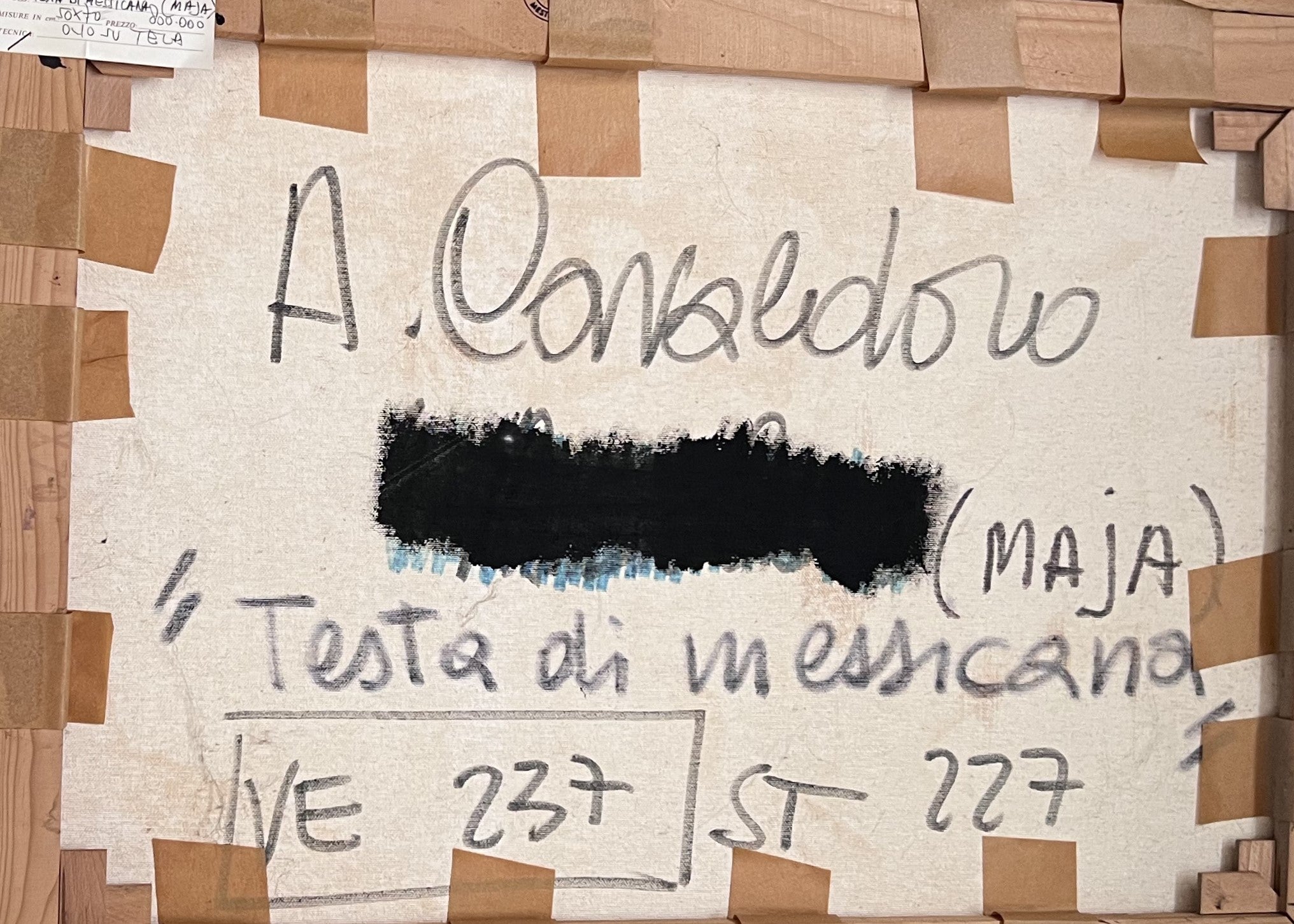 ALFREDO CAVALDORO - DITTICO - PEONES E TESTA MESSICANA