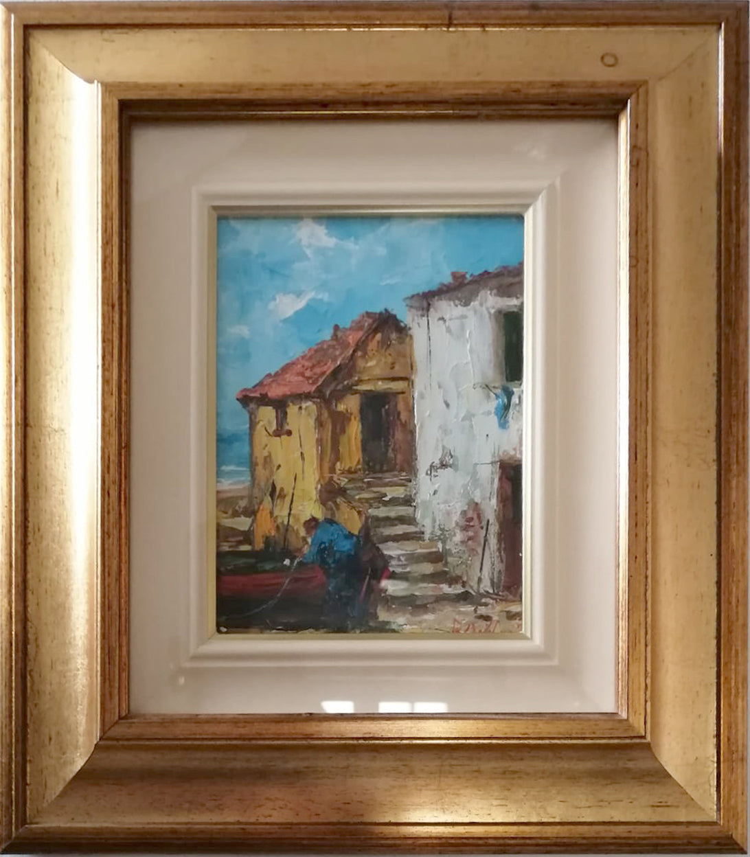 R. Malloni - Scorcio in riviera ligure