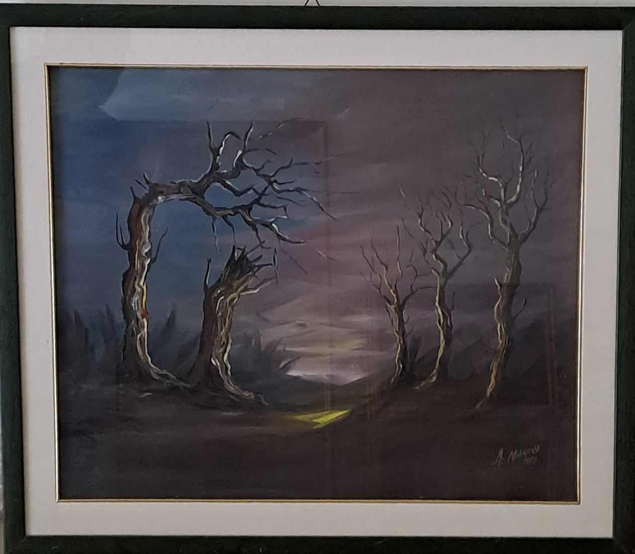 Angelo Manini - Paisaje arbolado