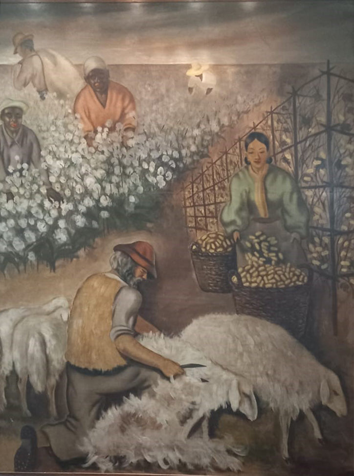 Francesco Menzio - Shepherd and Peasants with Sheep
