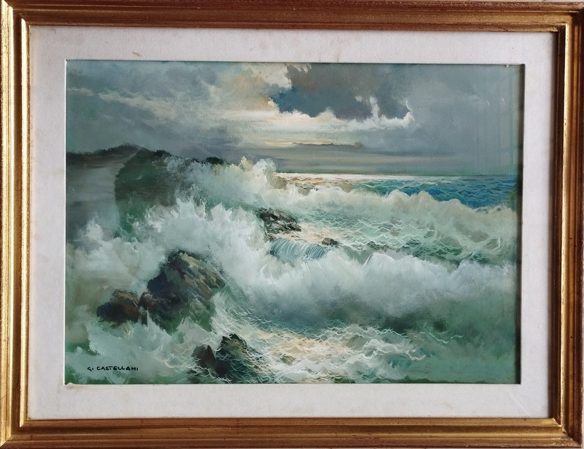 CASTELLANI G. - ÓLEO SOBRE LIENZO
