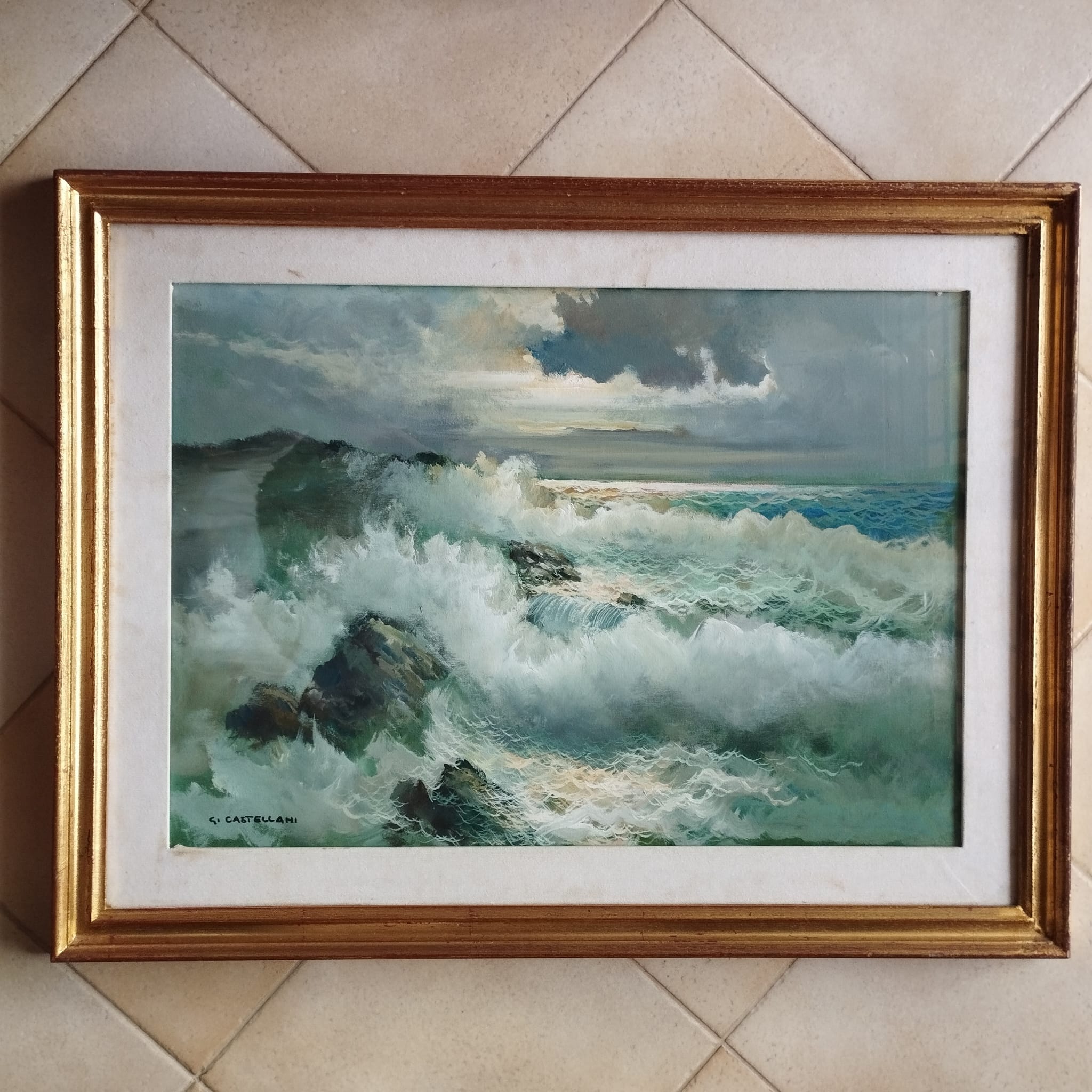 CASTELLANI G. - ÓLEO SOBRE LIENZO