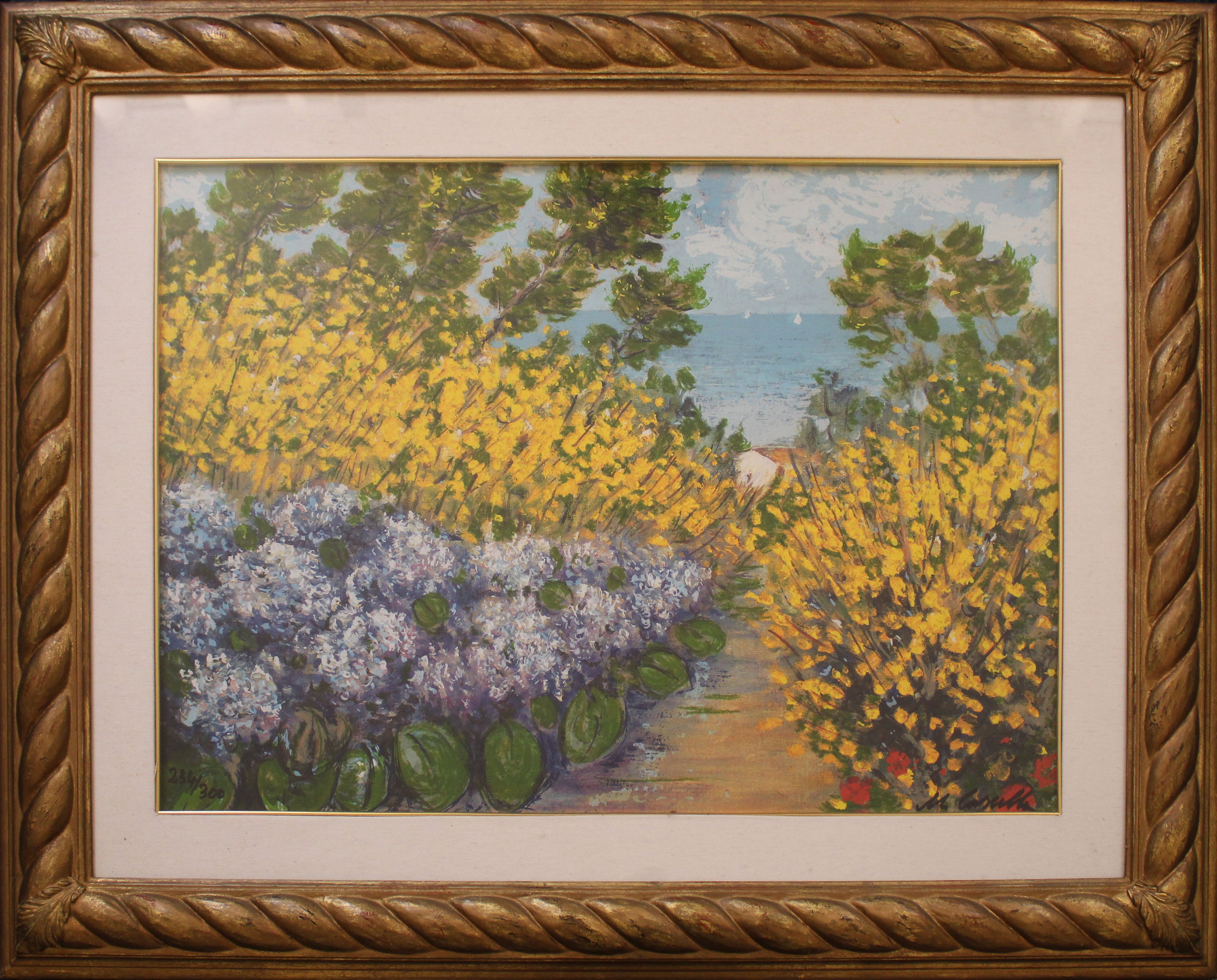 Michele Cascella - Broom and Hydrangeas