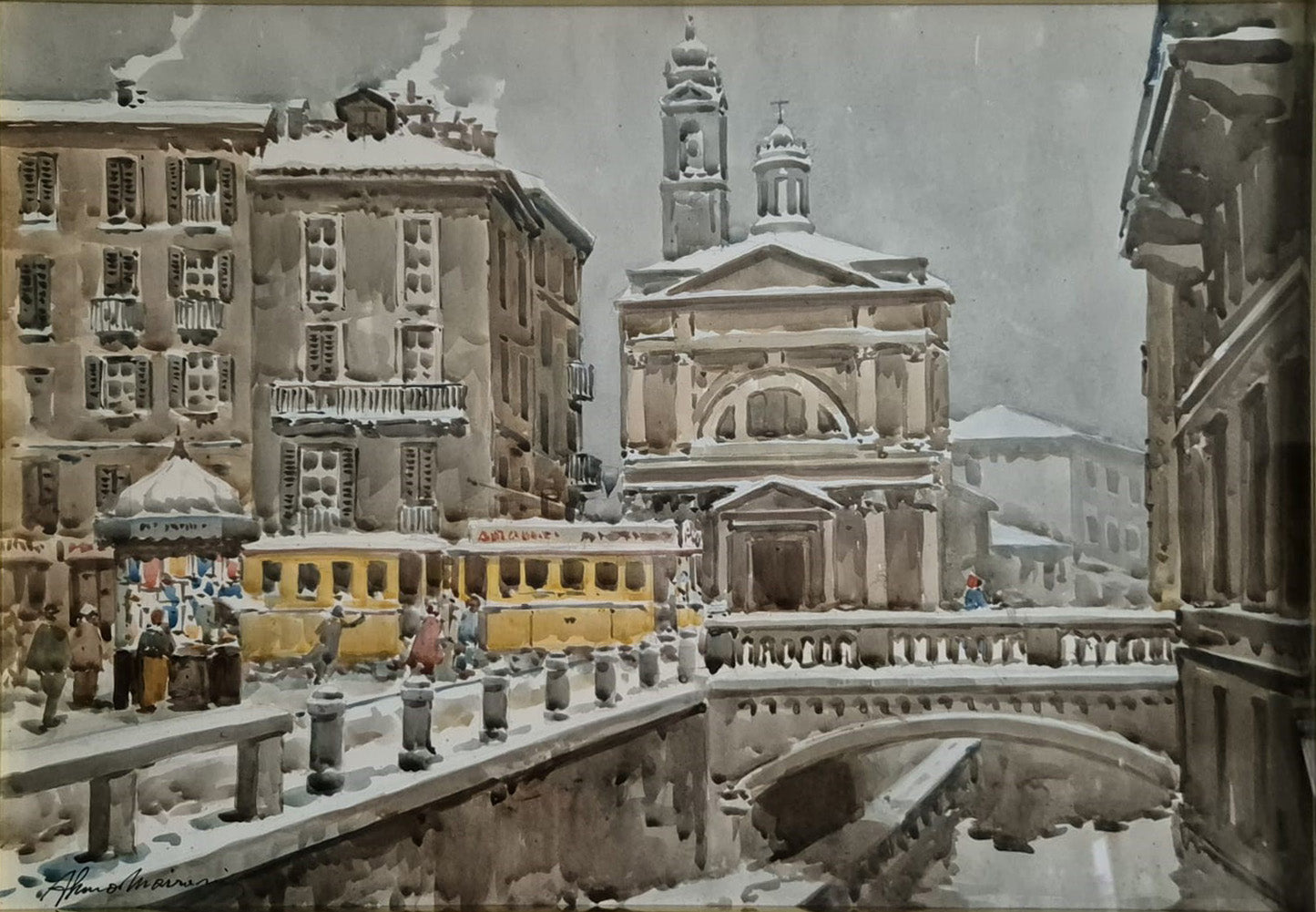 Alvaro Mairani - Puente sobre el Canal Corso Ticinese
