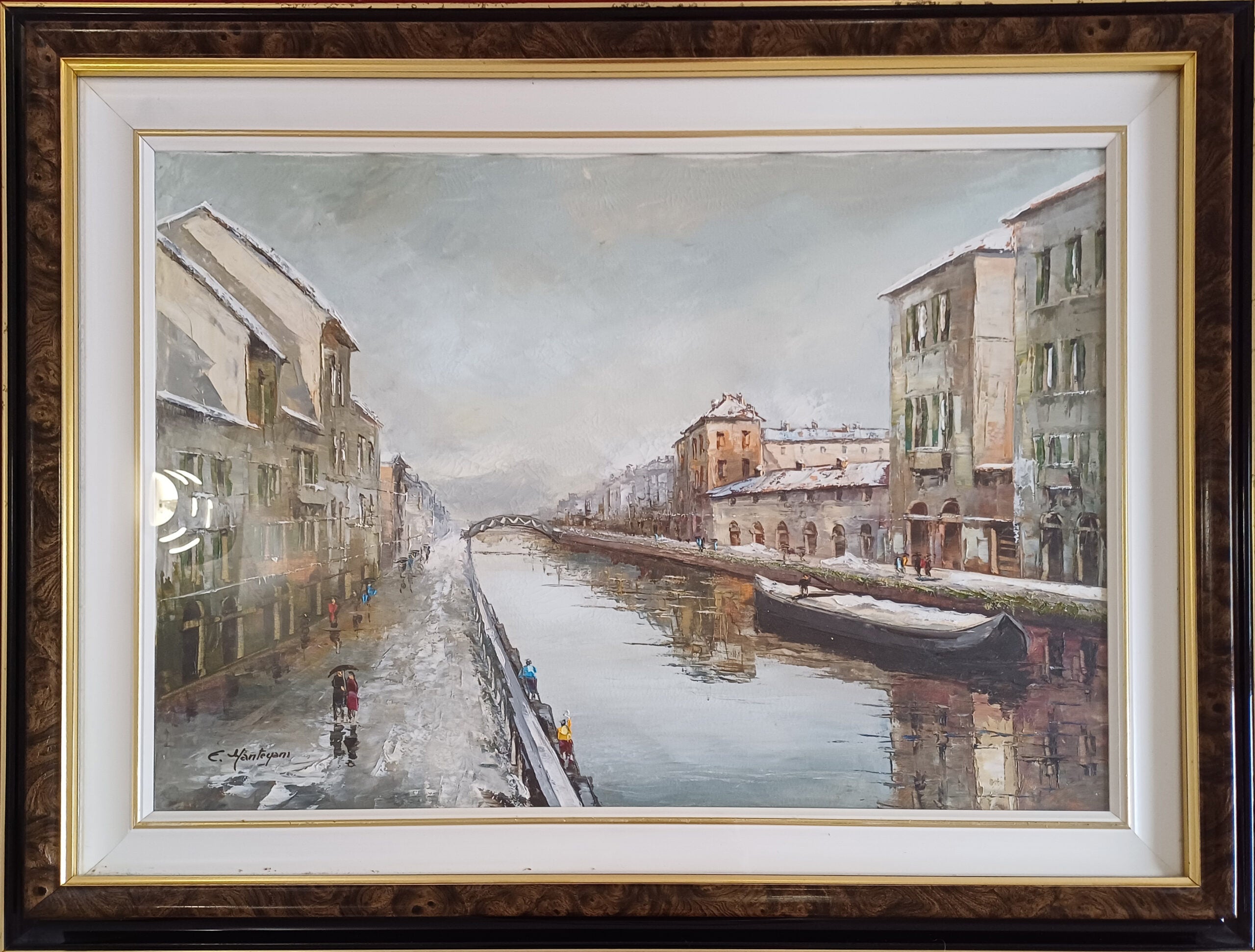 Eugenio Mantegani - Il naviglio grande