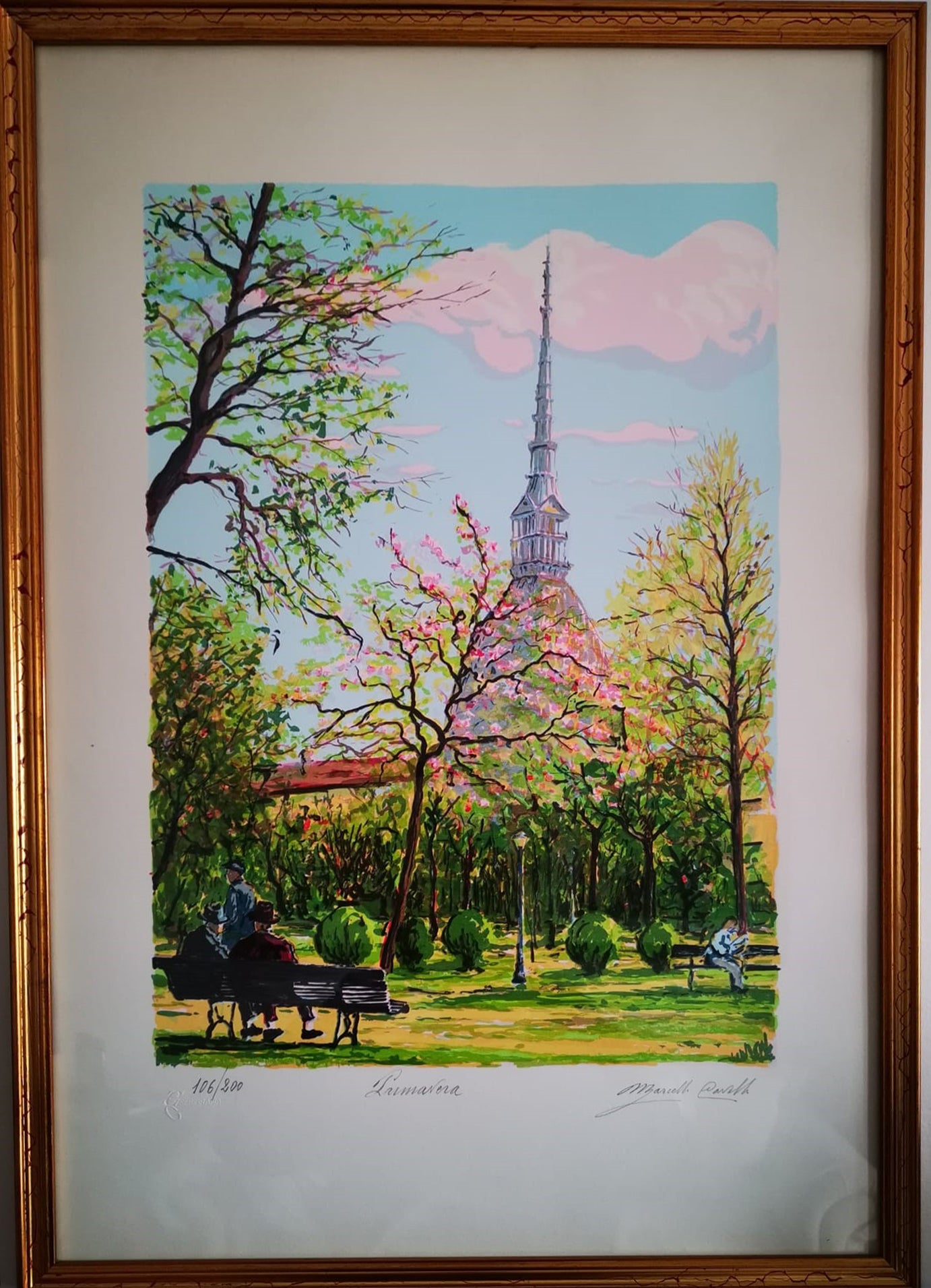Marcello Cavallo - Primavera bajo la Mole Antonelliana