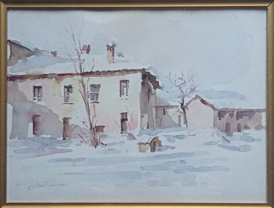 D. Martinazzi - Casa de campo rosa