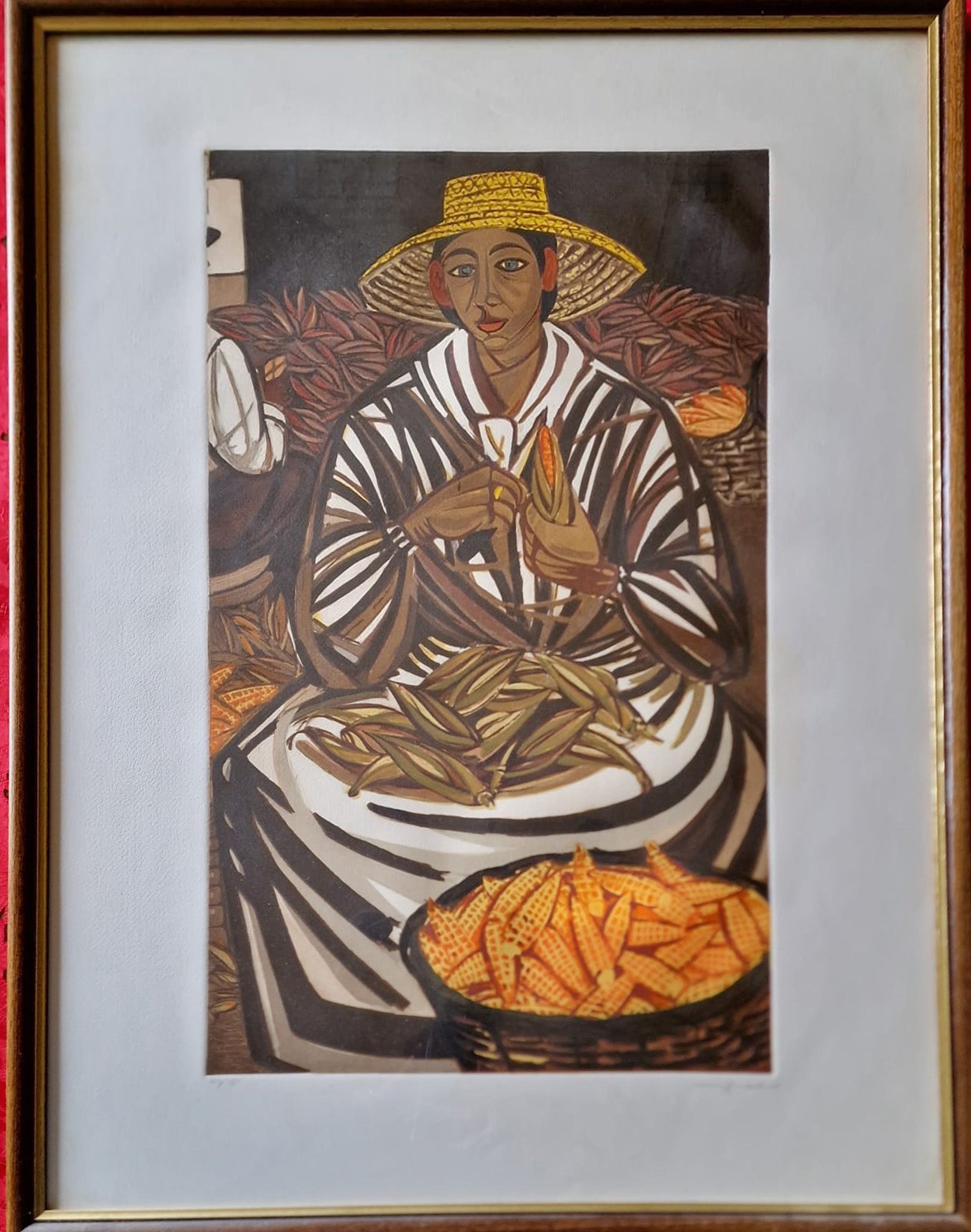 Giuseppe Migneco - Desgranador de maíz