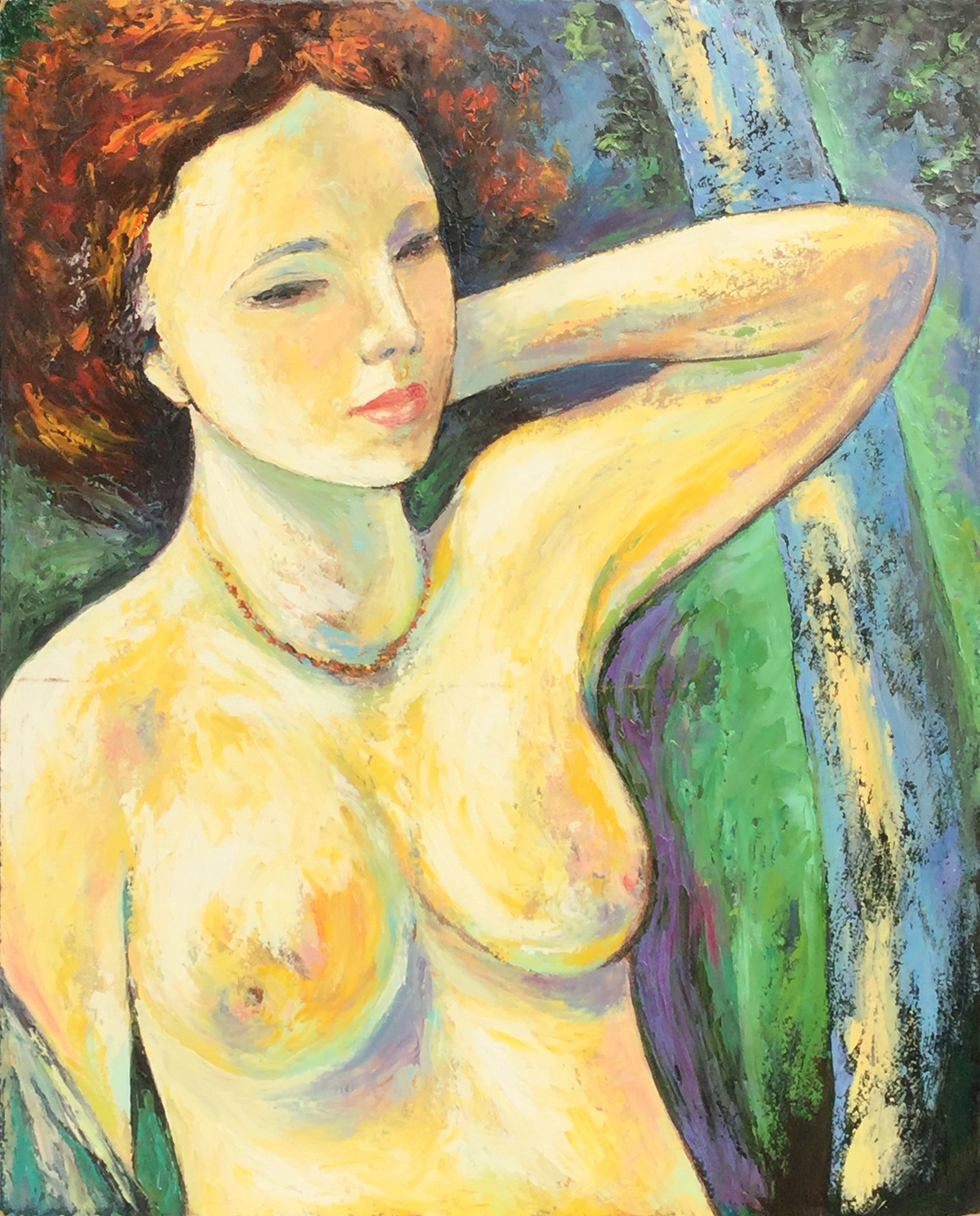 Giuseppe Minaya - Nude with Necklace