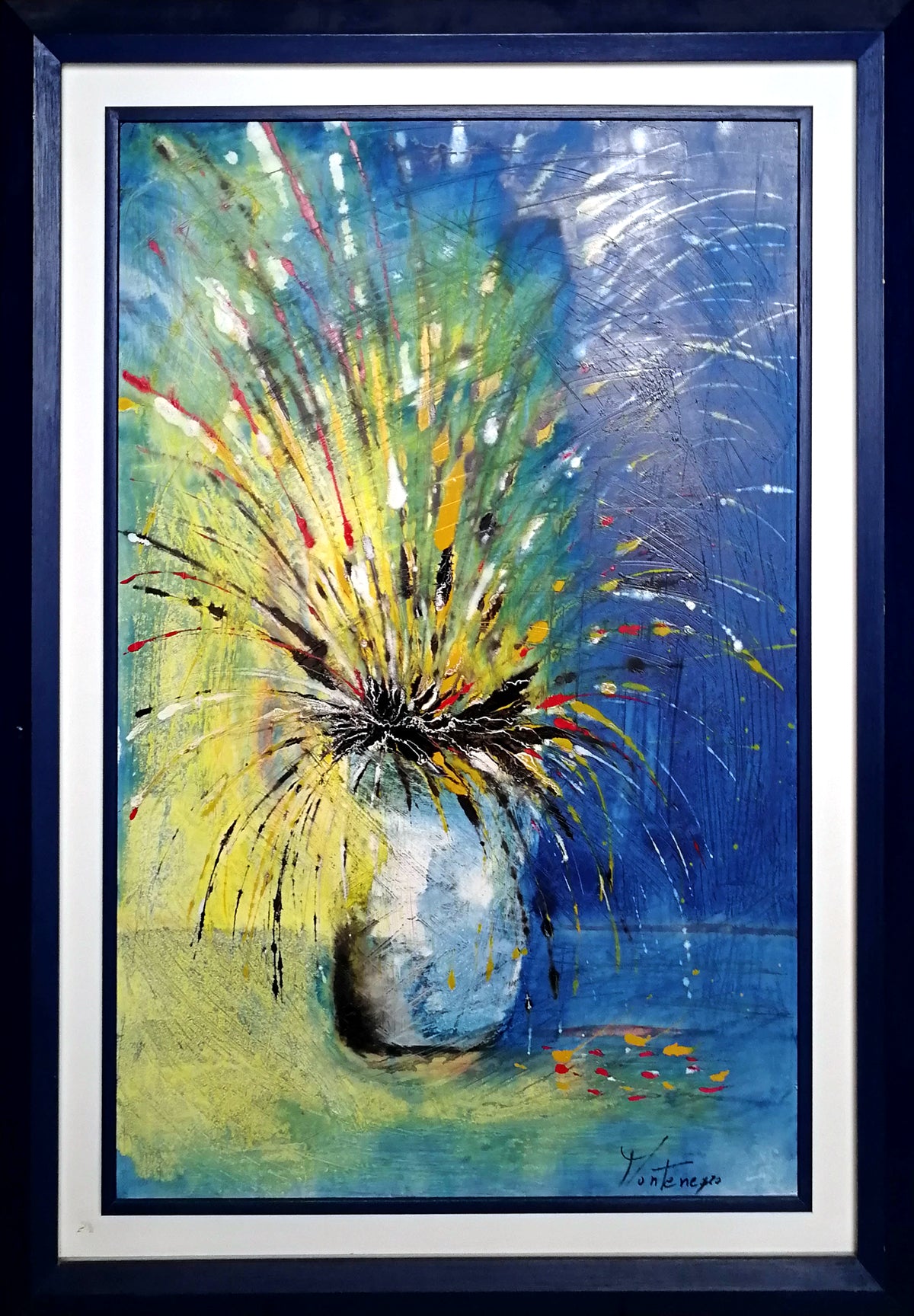 Gianpiero Montenegro - Vase of Flowers