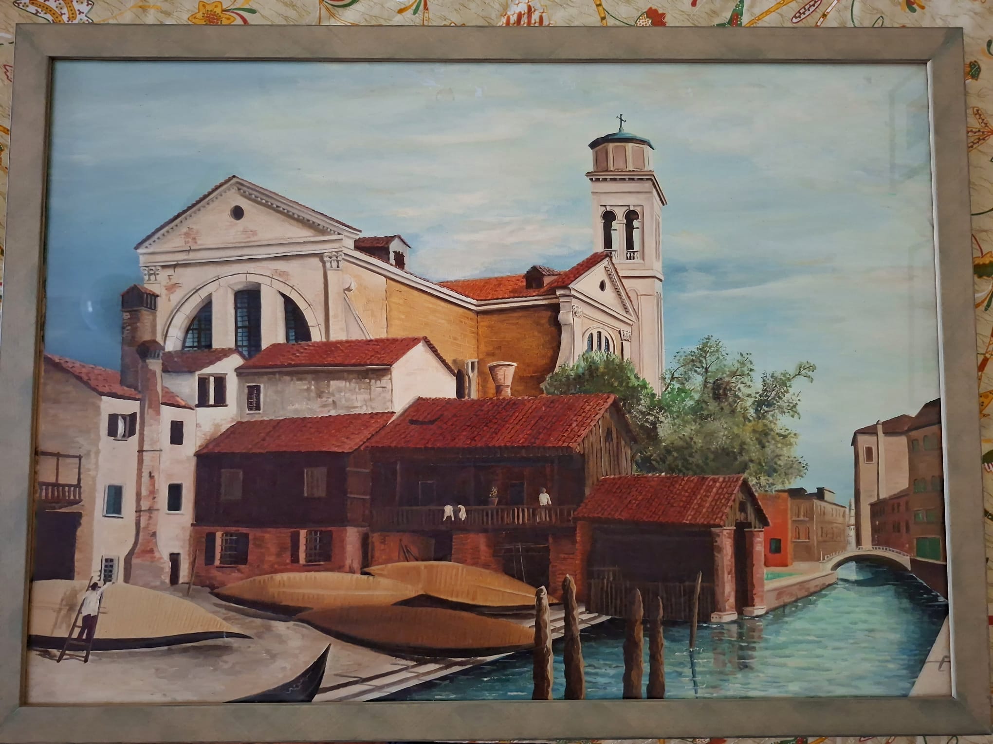 Venezia Squero di San Traverso – Olio – Gian Michele Testa
