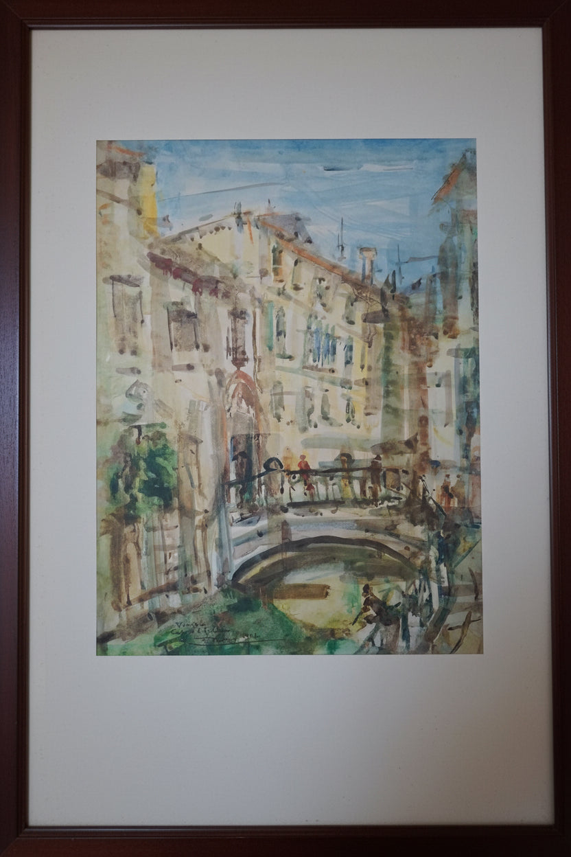 Casa di C. Goldoni – Acquerello – Francesco Paolo Puccio