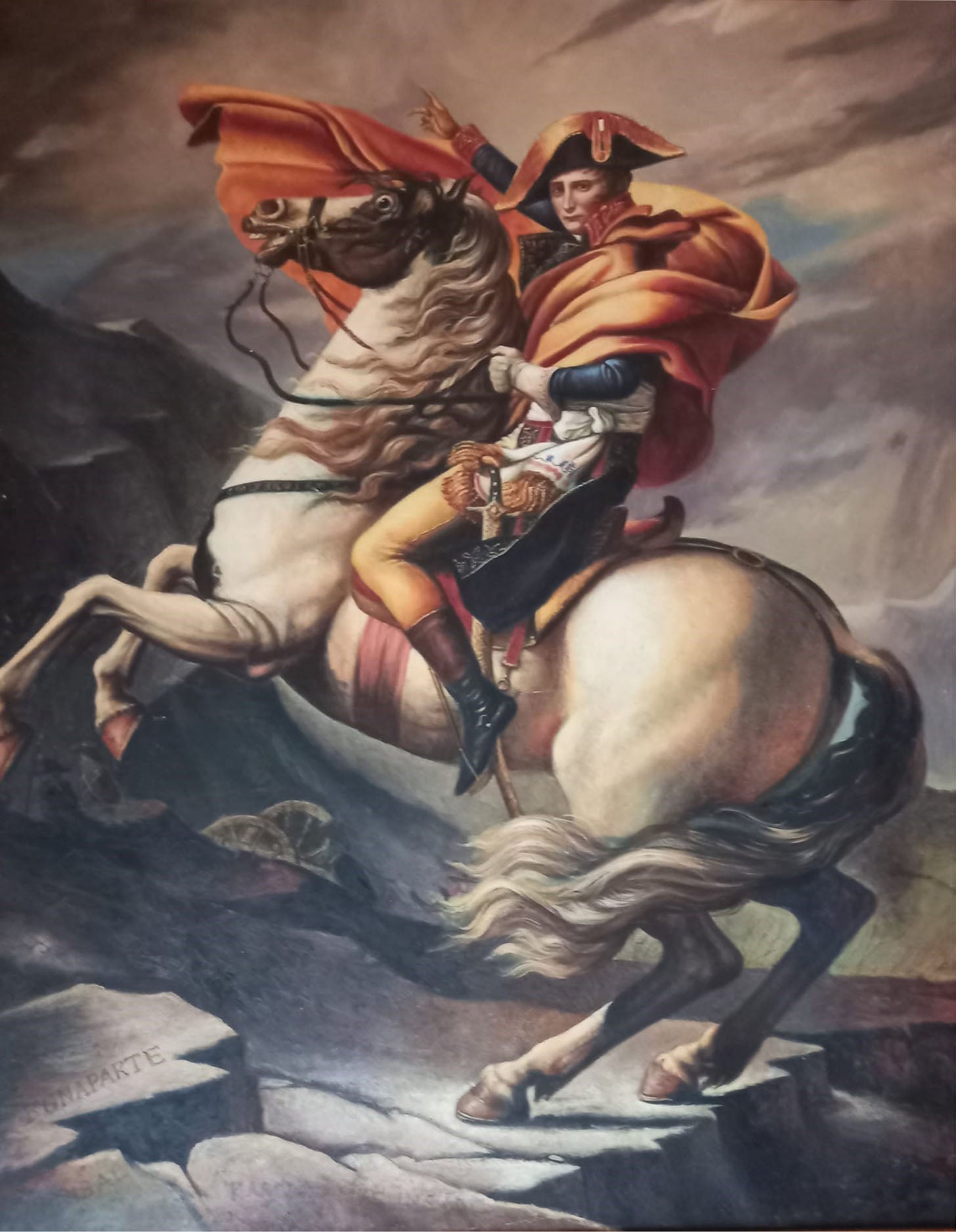 Copia da Jacques-Louis David - Napoleone valica il Gran San Bernardo"