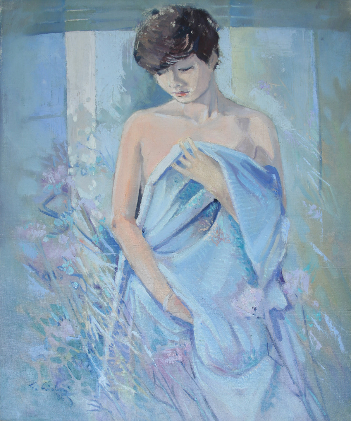 Francesco Siclari - Nudo in Blu
