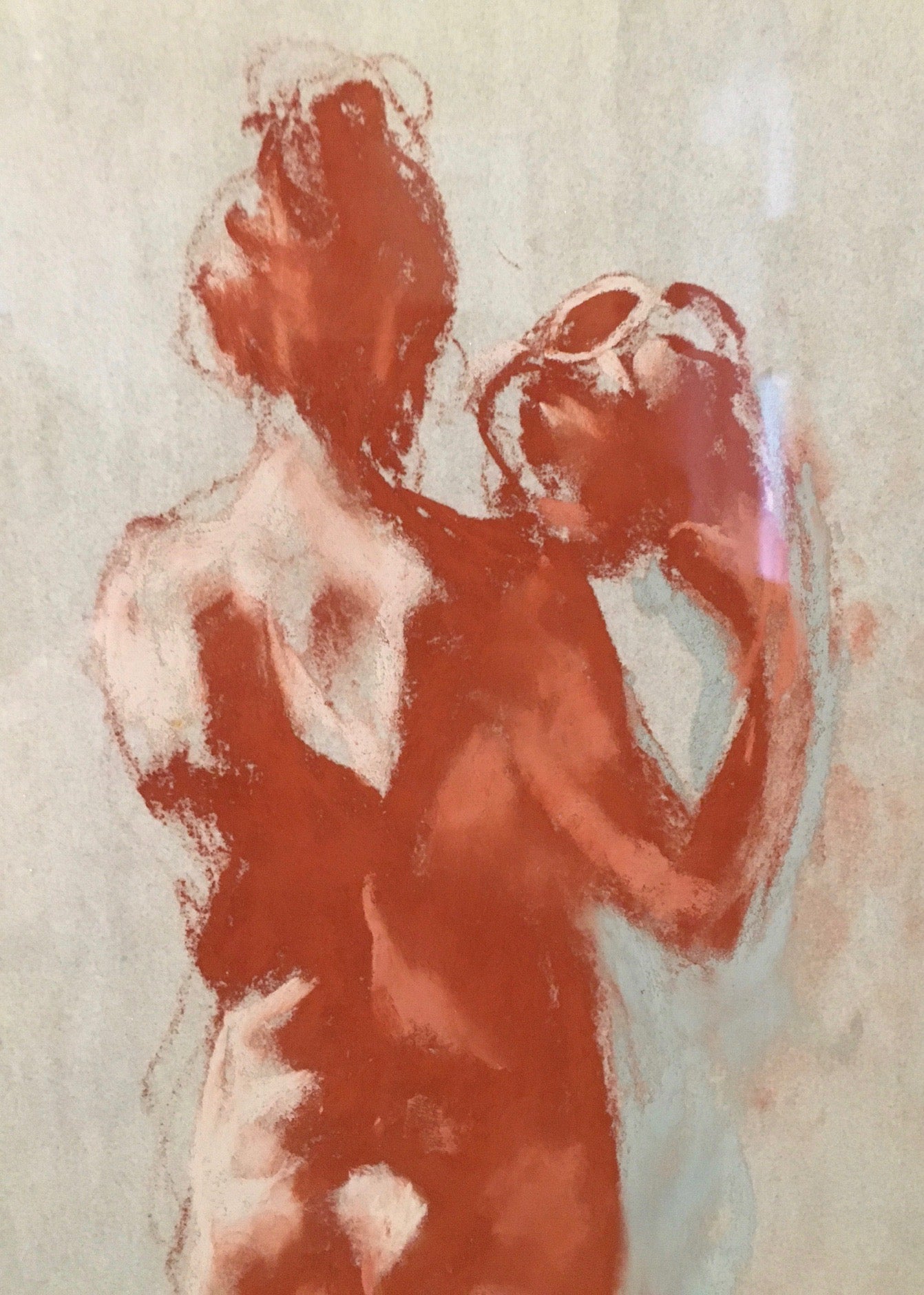 Wolfgang Alexander Kossuth - Desnudo con una jarra