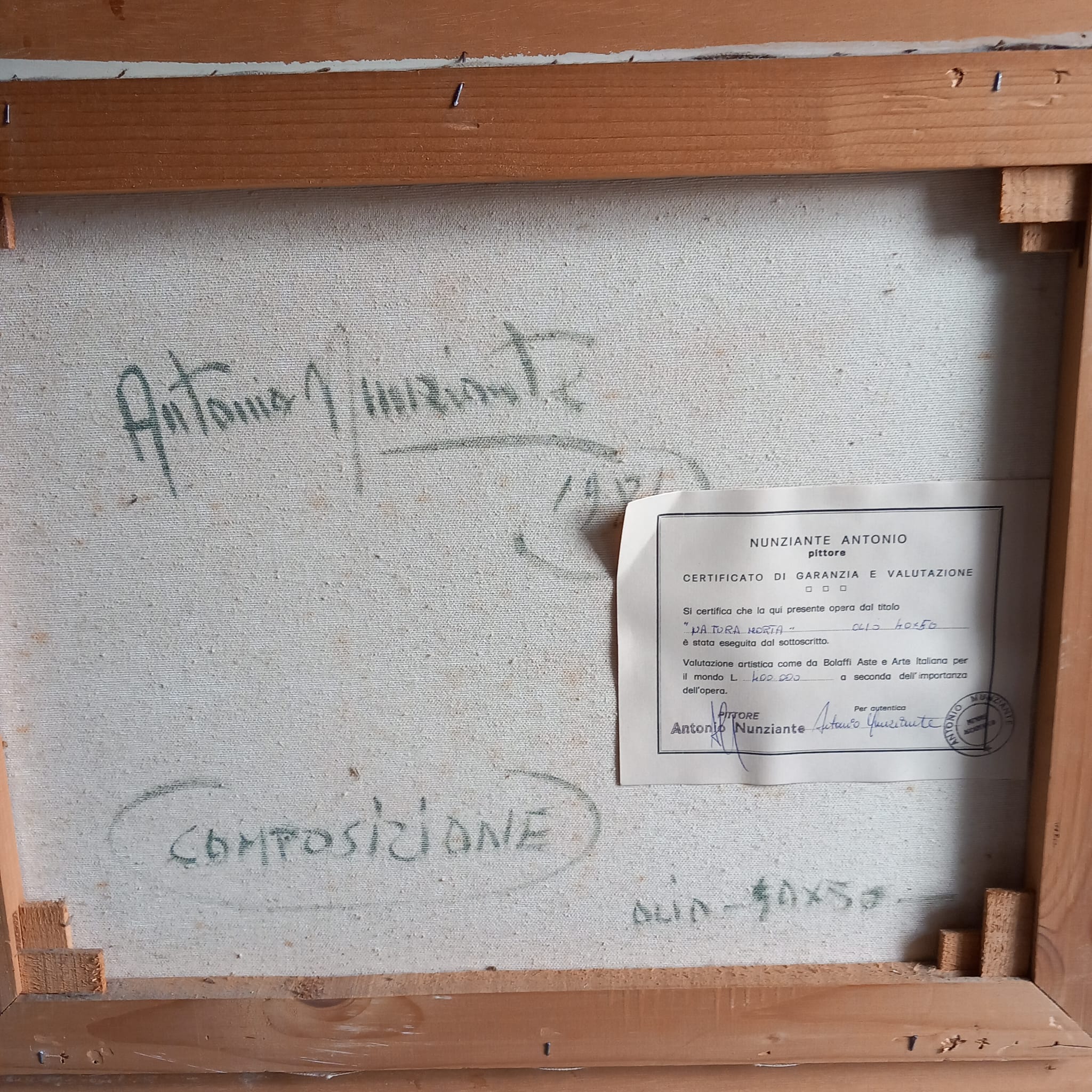 BODEGÓN - ANTONIO NUNZIANTE