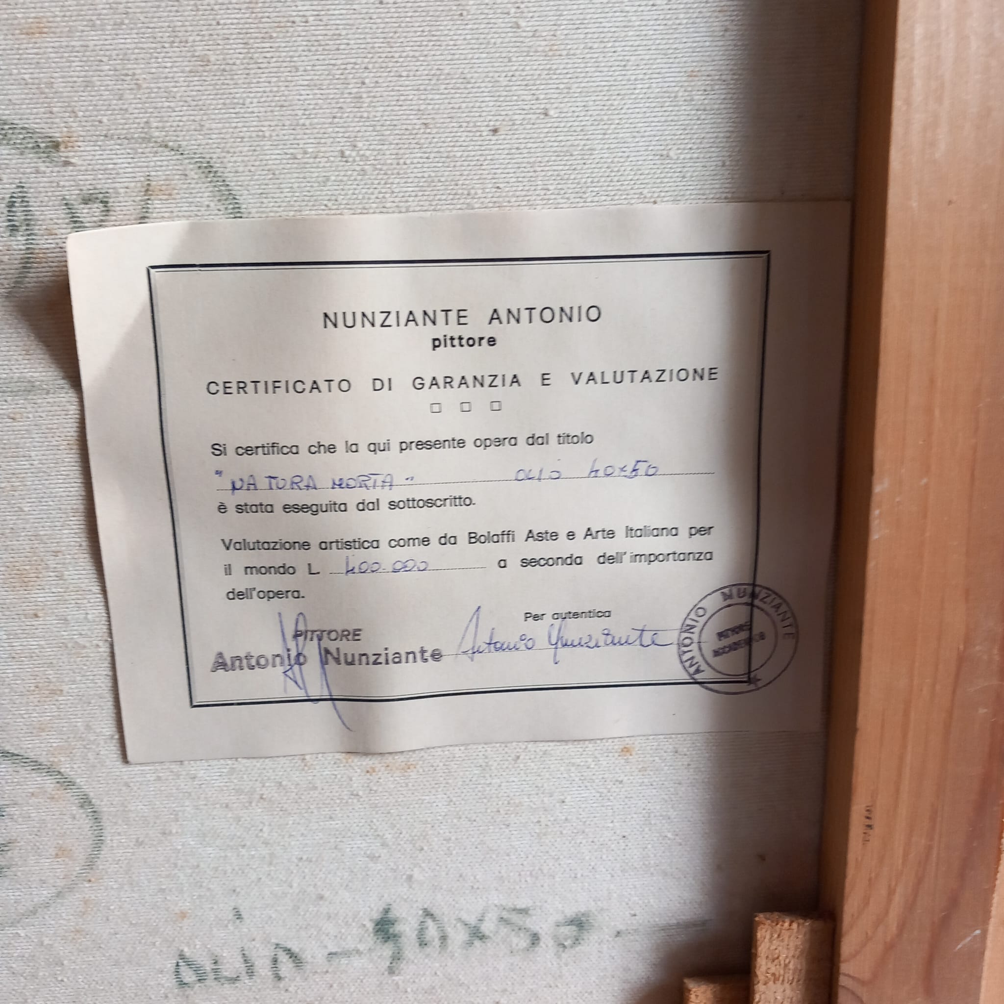 BODEGÓN - ANTONIO NUNZIANTE