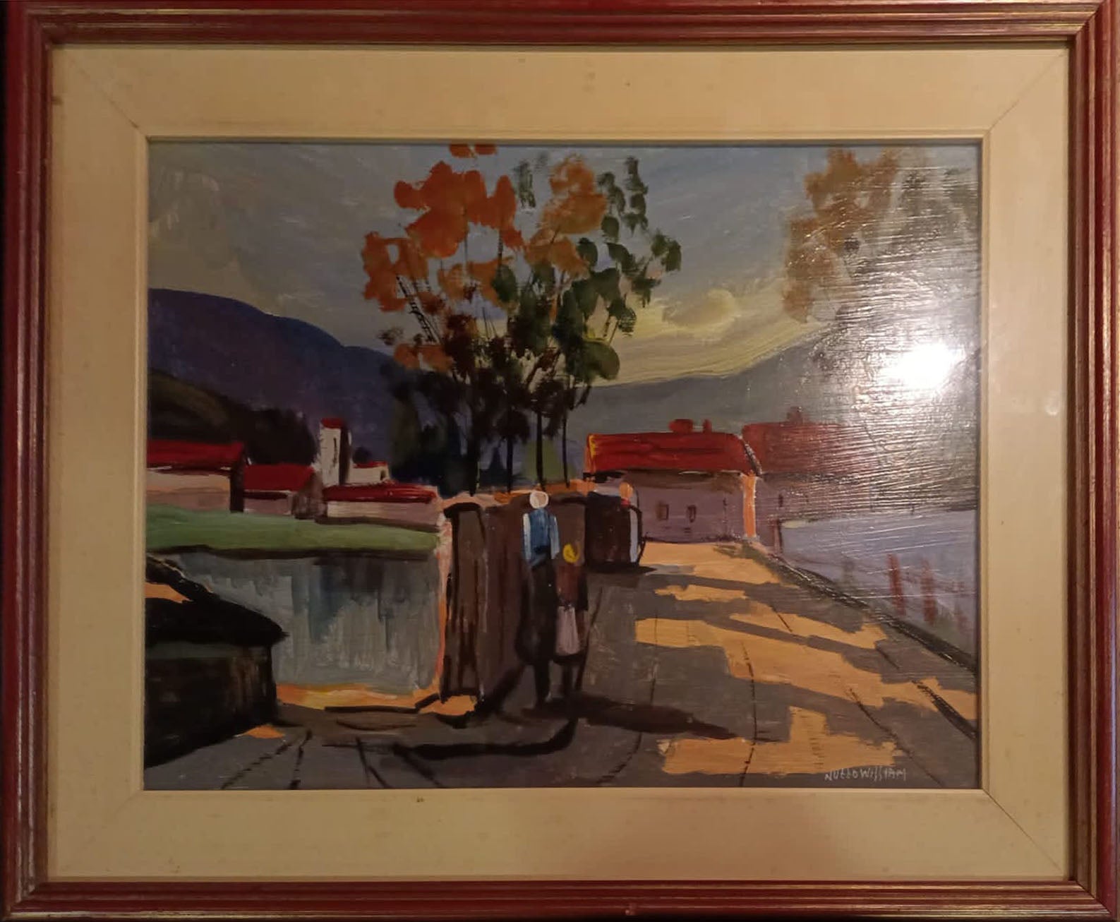 William Nuzzo - House and Road Between Shadow and Light