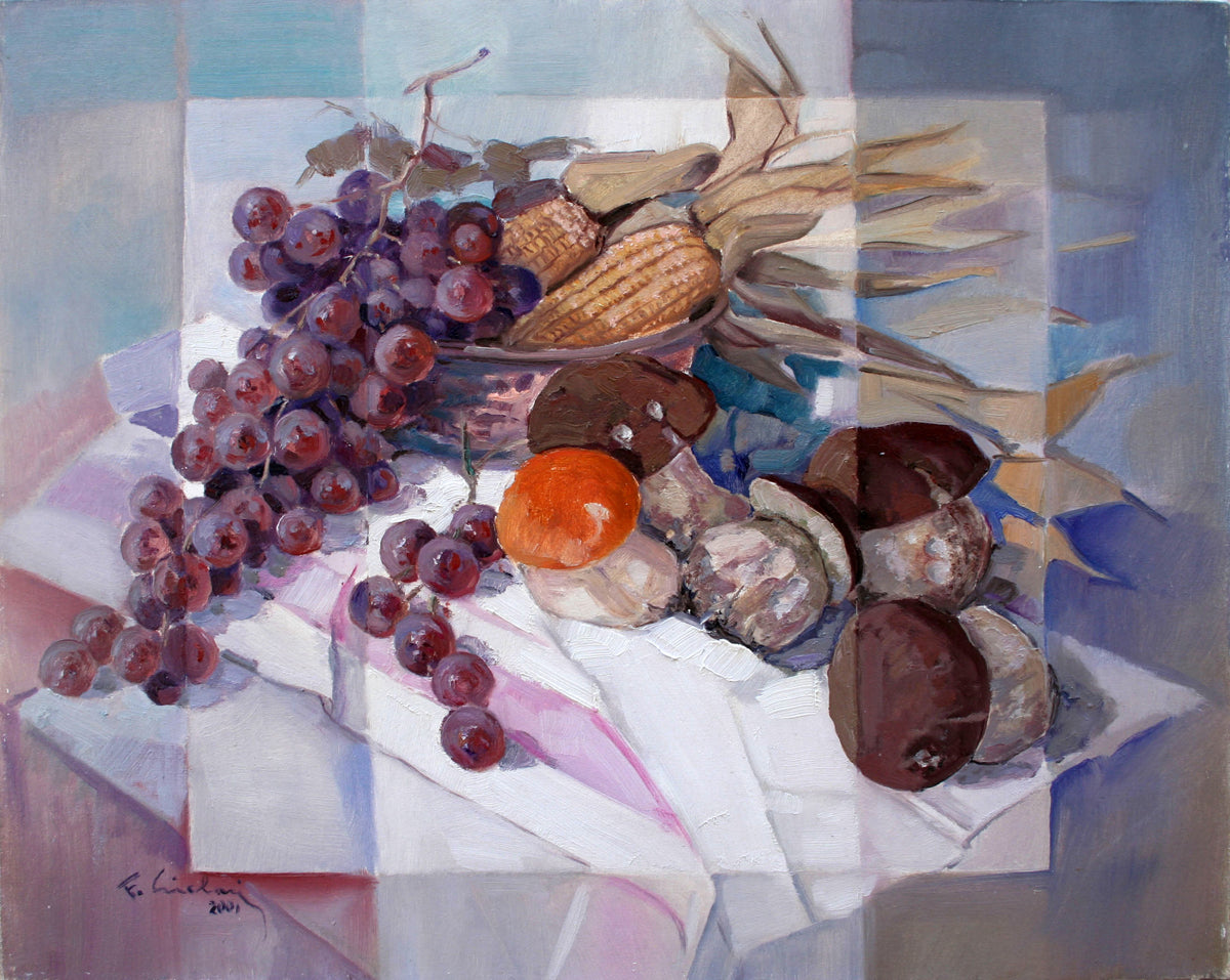 Francesco Siclari - Naturaleza muerta con setas