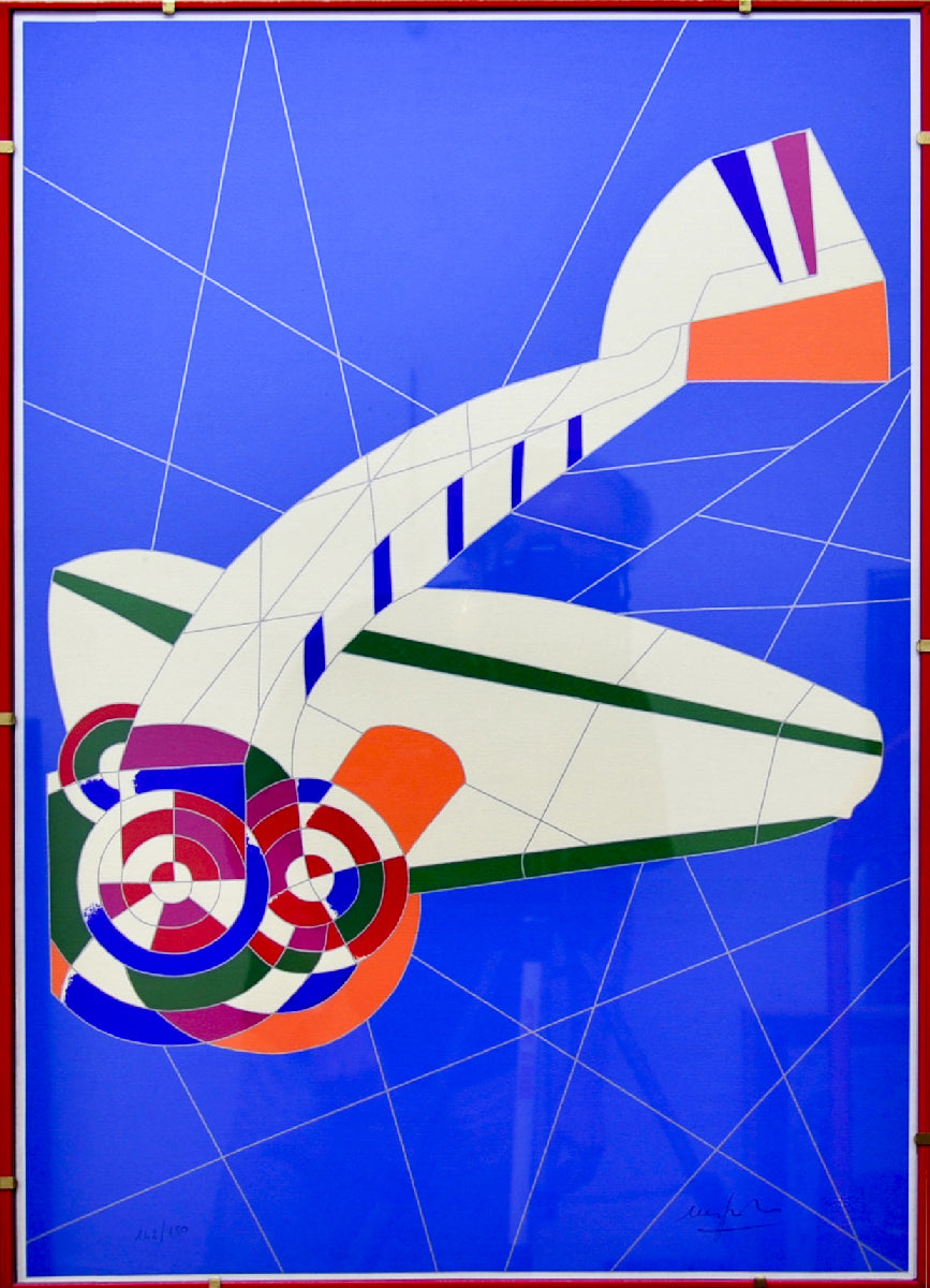 Ugo Nespolo - El avión