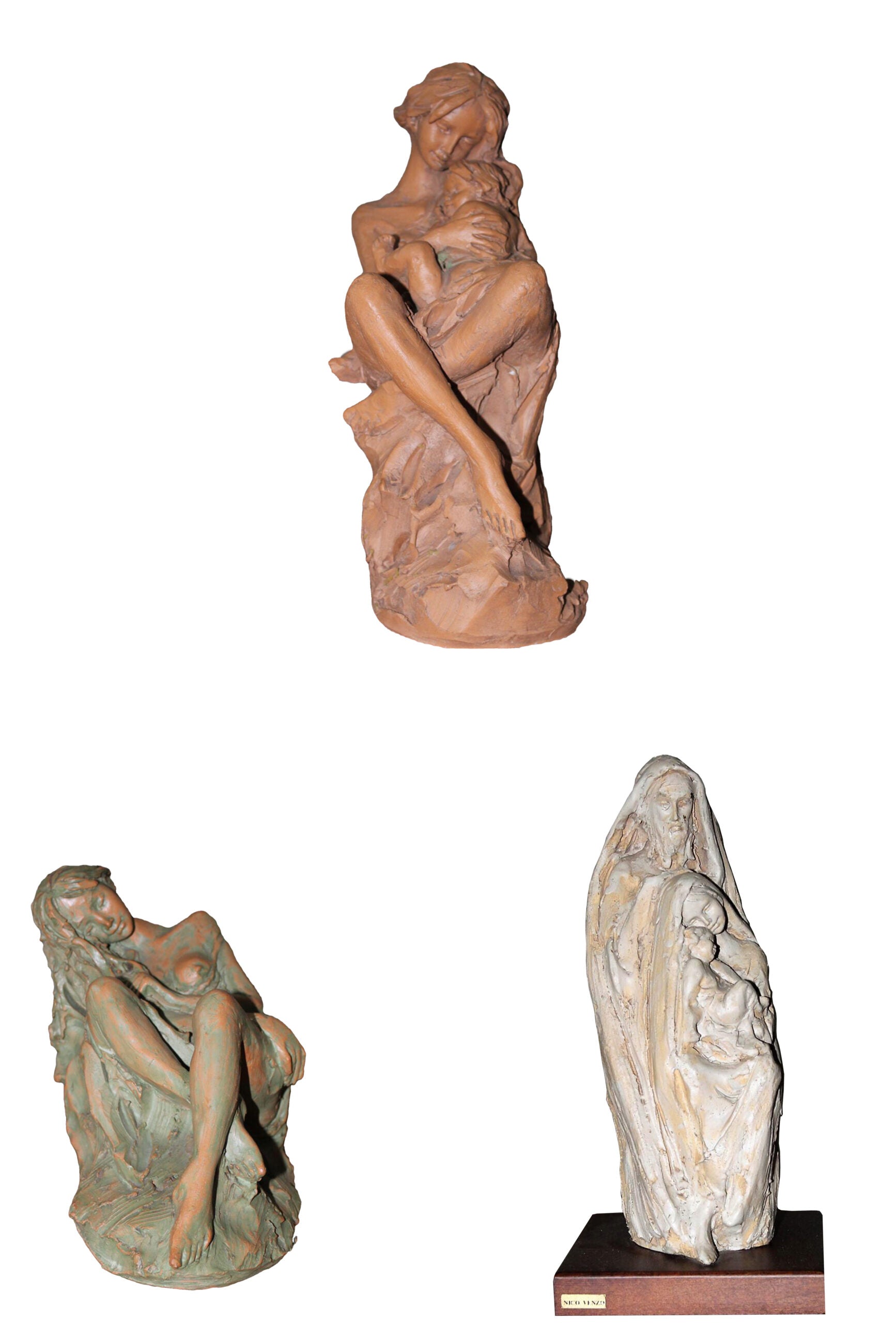 Nico Venzo - Maternidad - Verde Romántico - Desnudo en Cuclillas - Sagrada Familia