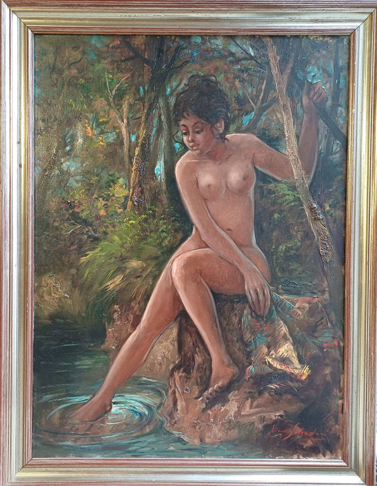 Nino Salvadori - Senza titolo (Nudo femminile)