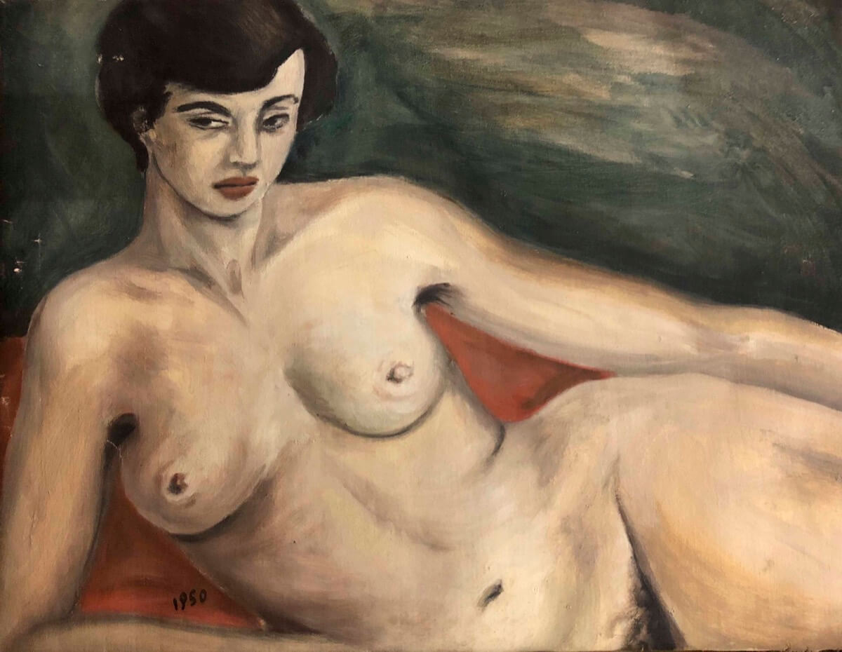 Franca Barbara Frittelli - Nudo di ragazza fiorentina