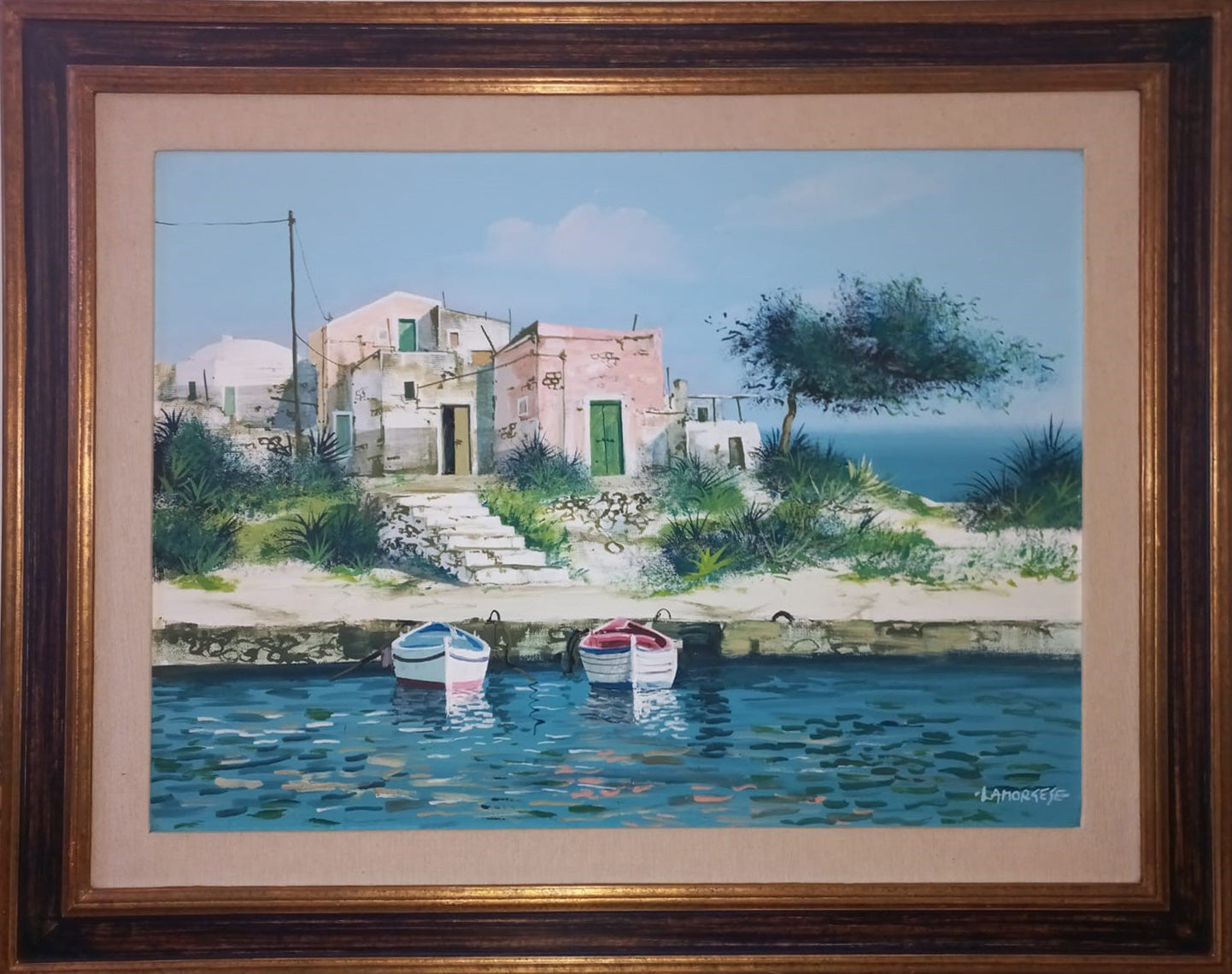 Angelo Lamorgese - Casas de pescadores de Apulia