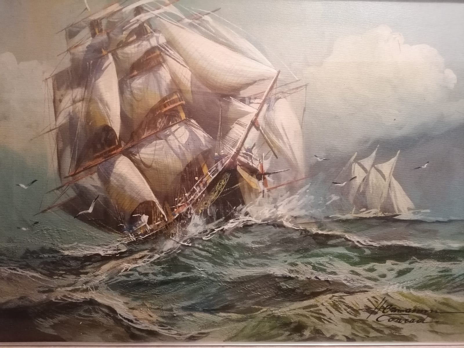 Herman Conrad - Battaglia navale