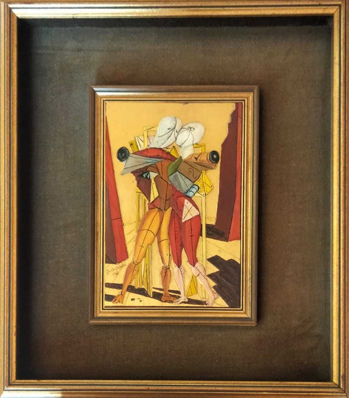 Giorgio De Chirico - Héctor y Andrómaca