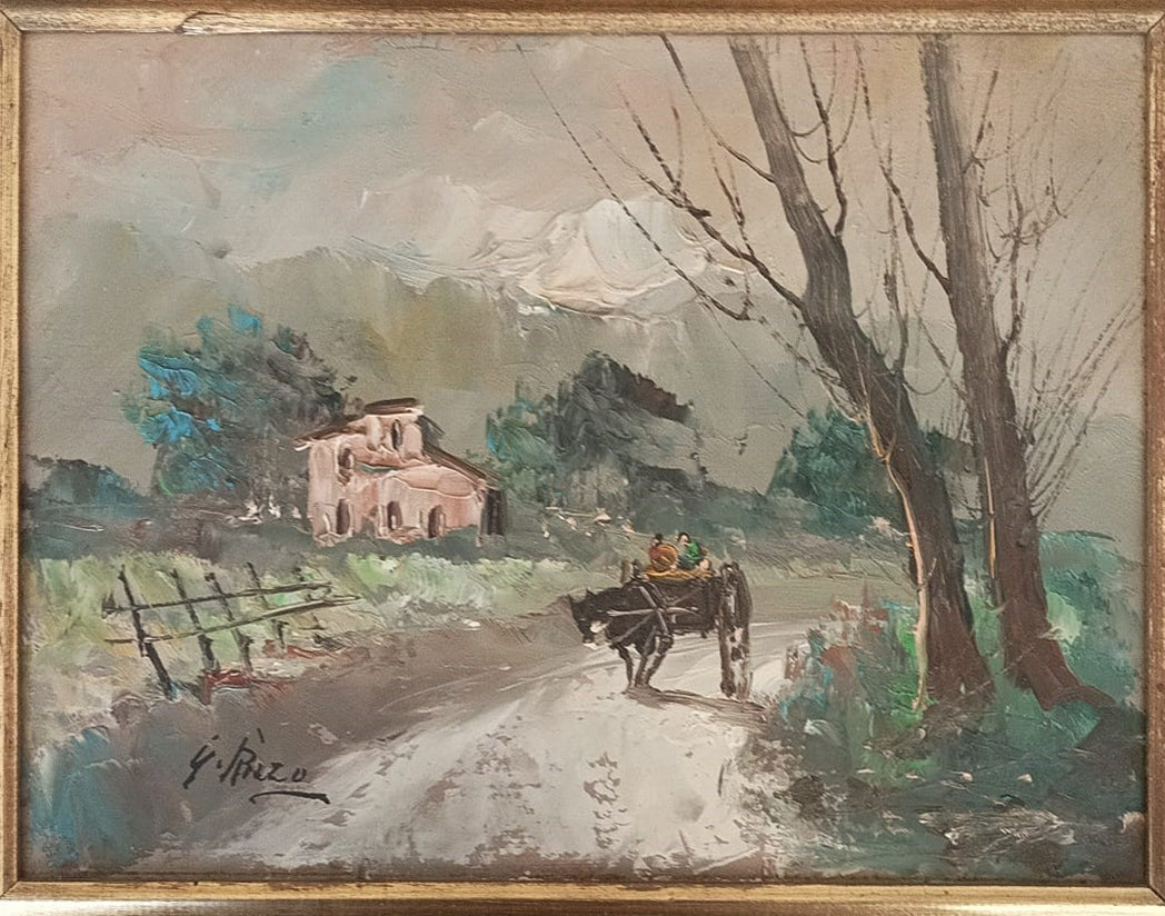 G. Rizzo - Sin título (Camino a caballo)