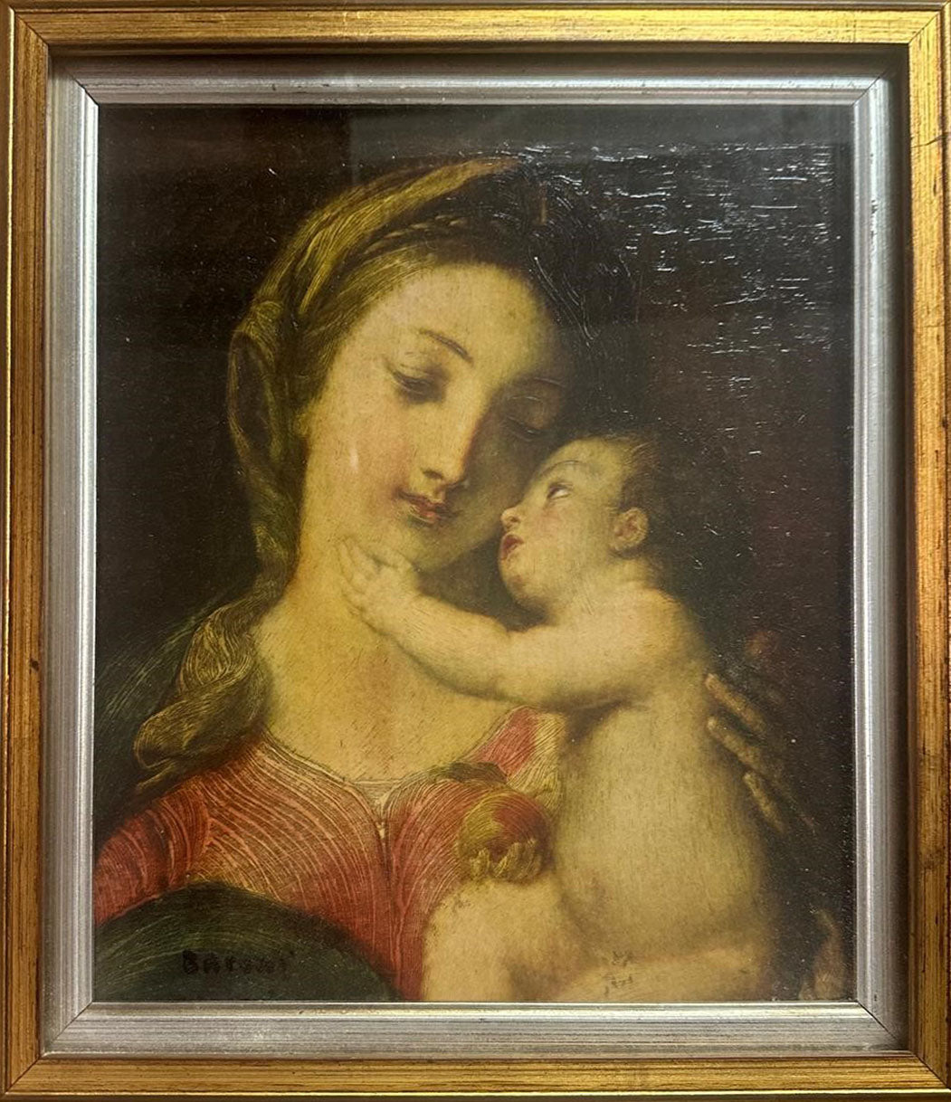 Reproducción tomada de Pompeo Batoni - Virgen con el Niño