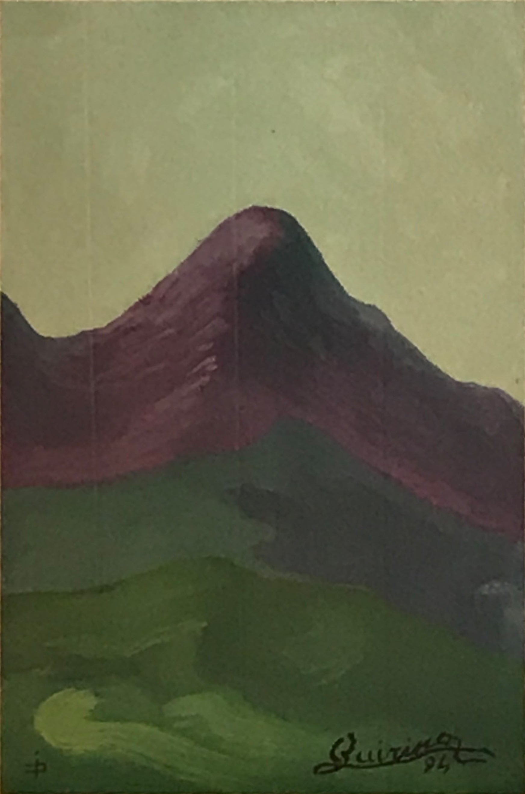 Quirino De Ieso - Paesaggio con montagne