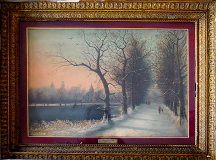 Carl Hansen - Paisaje invernal